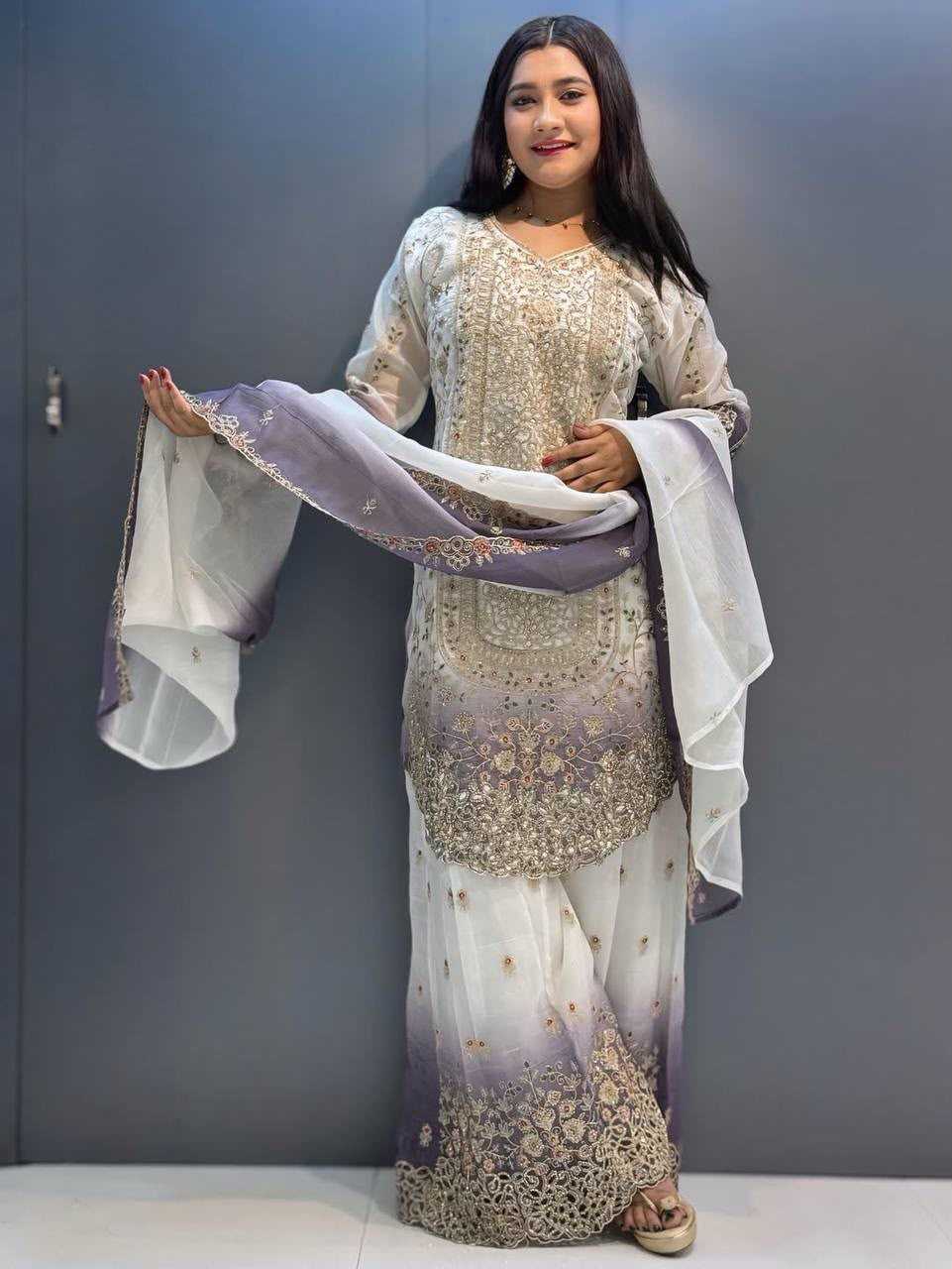 Georgette Embroidery Suit 1722