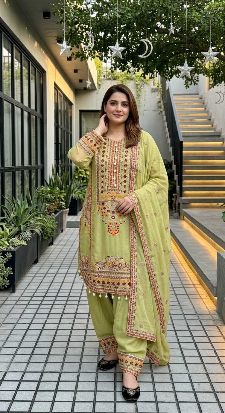 Chanderi Soft Cotton Suit