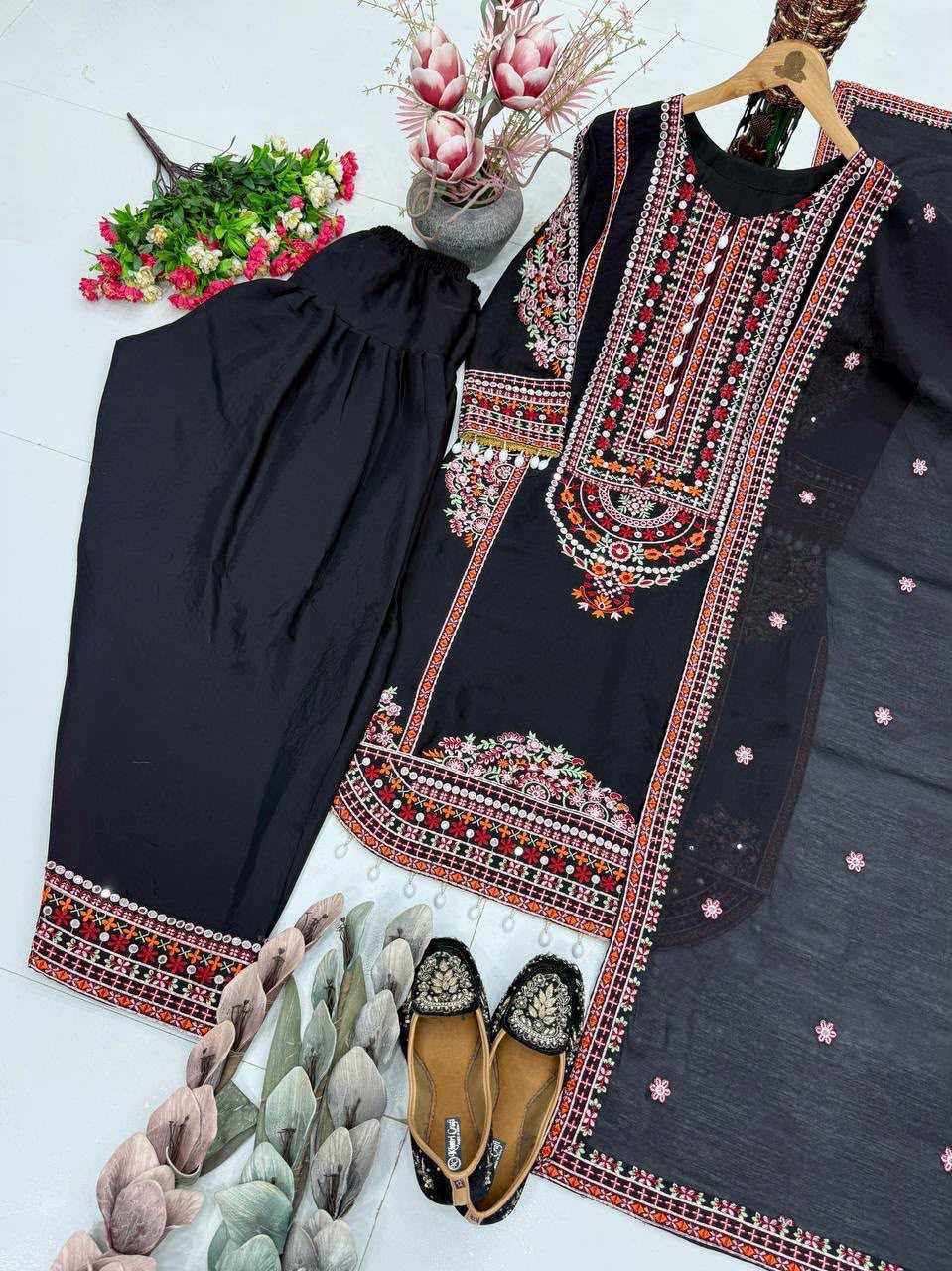 Chanderi Soft Cotton Suit