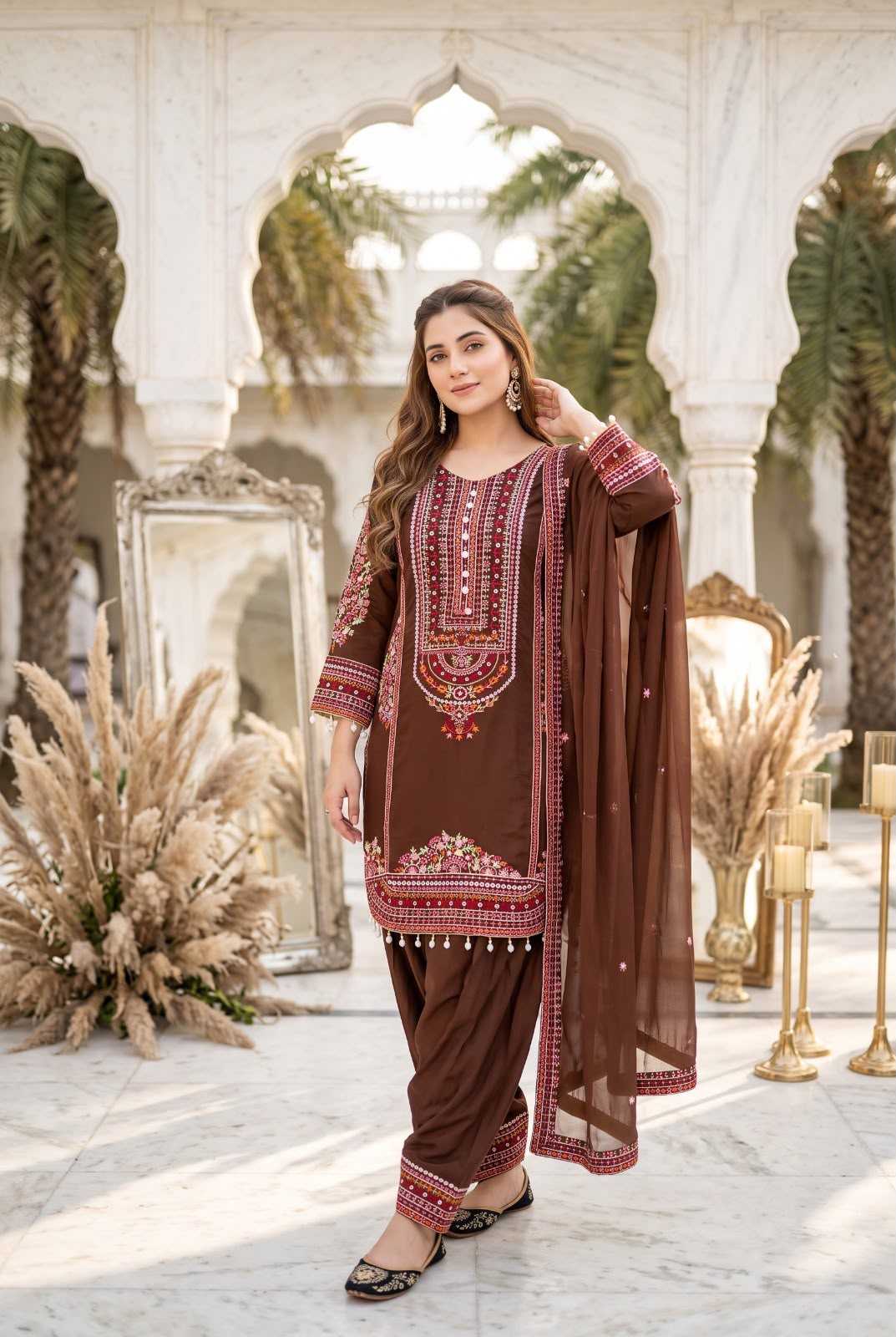 Chanderi Soft Cotton Suit