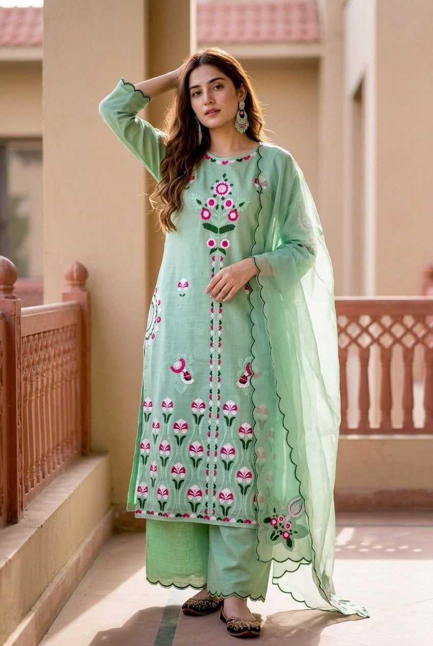 Embroidery Suit
