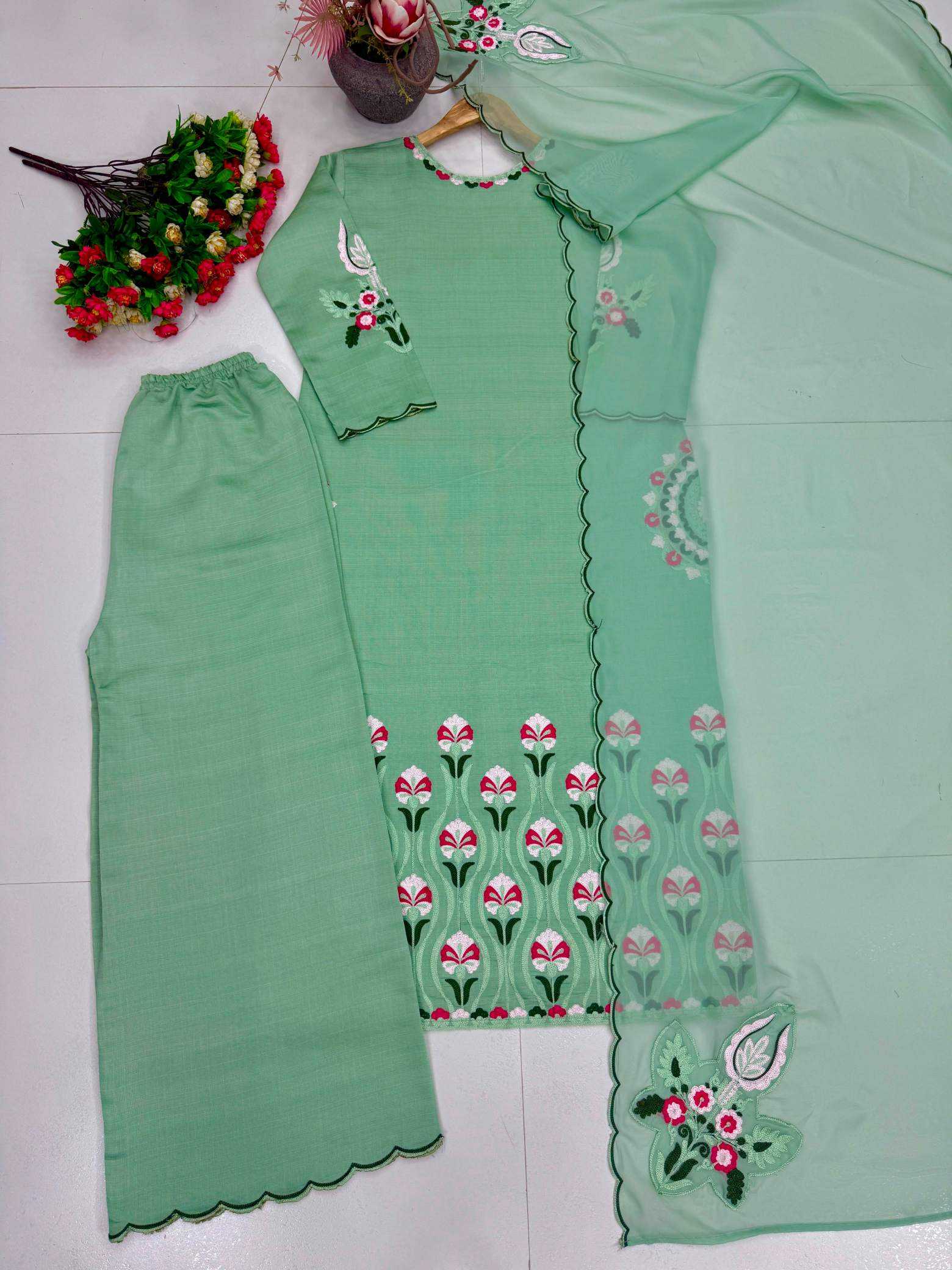 Embroidery Suit