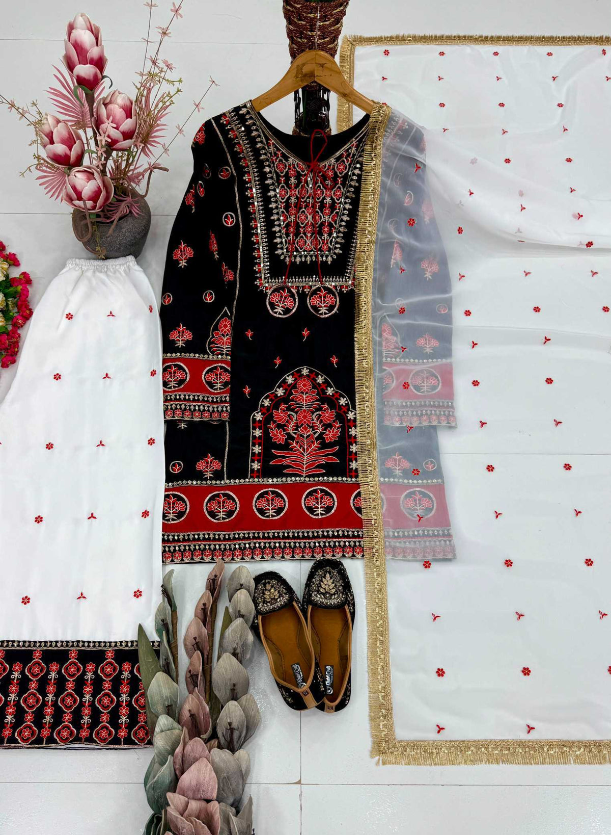 Heavy Silk Embroidery Suit