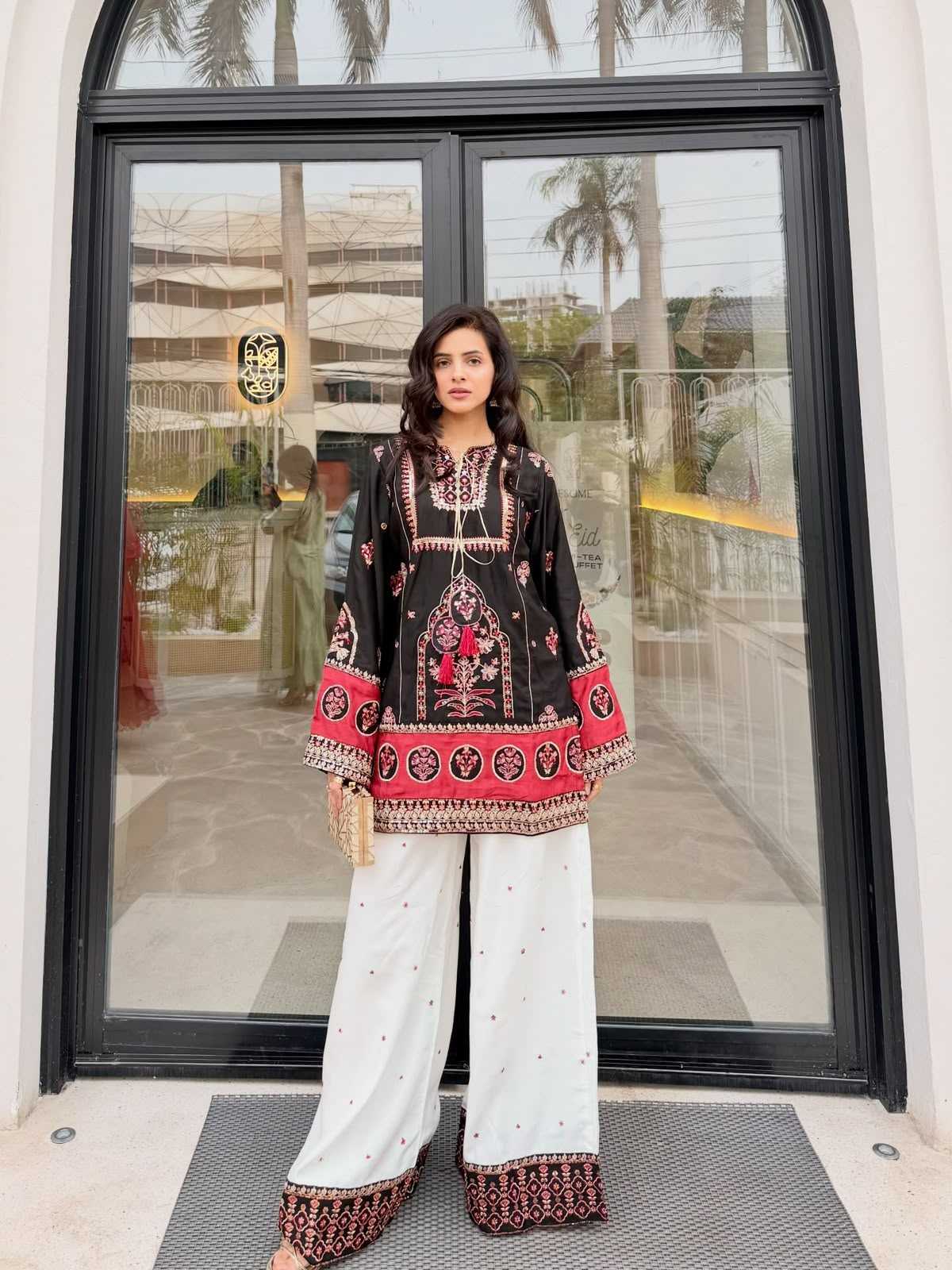 Heavy Silk Embroidery Suit