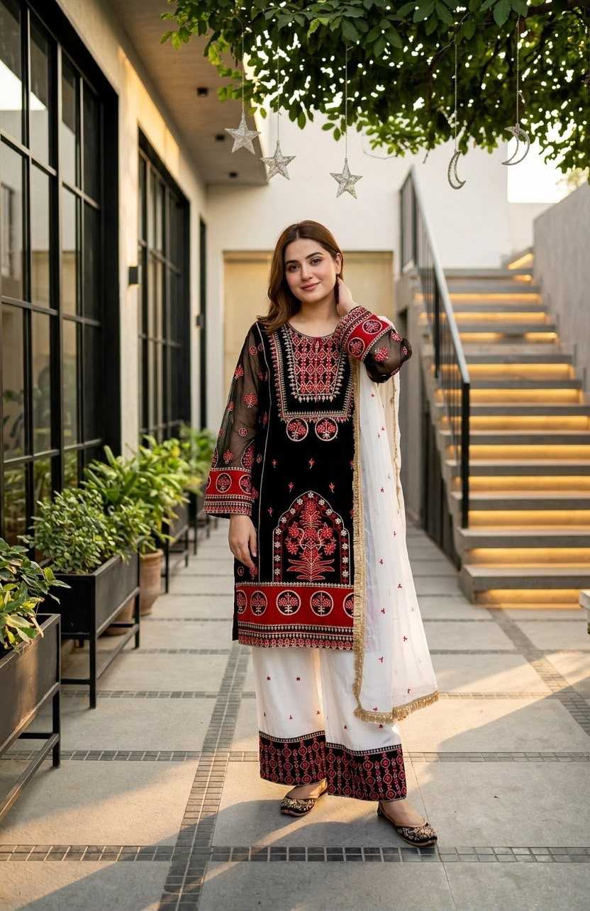 Heavy Silk Embroidery Suit