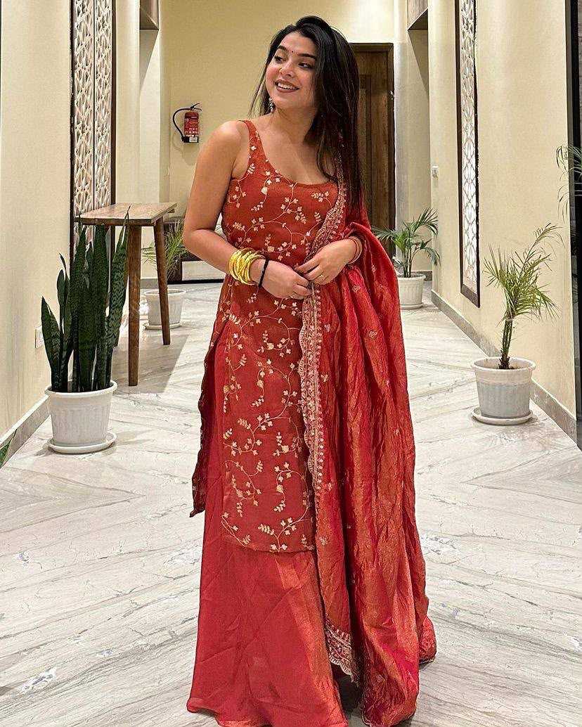 Heavy Silk Embroidery Suit