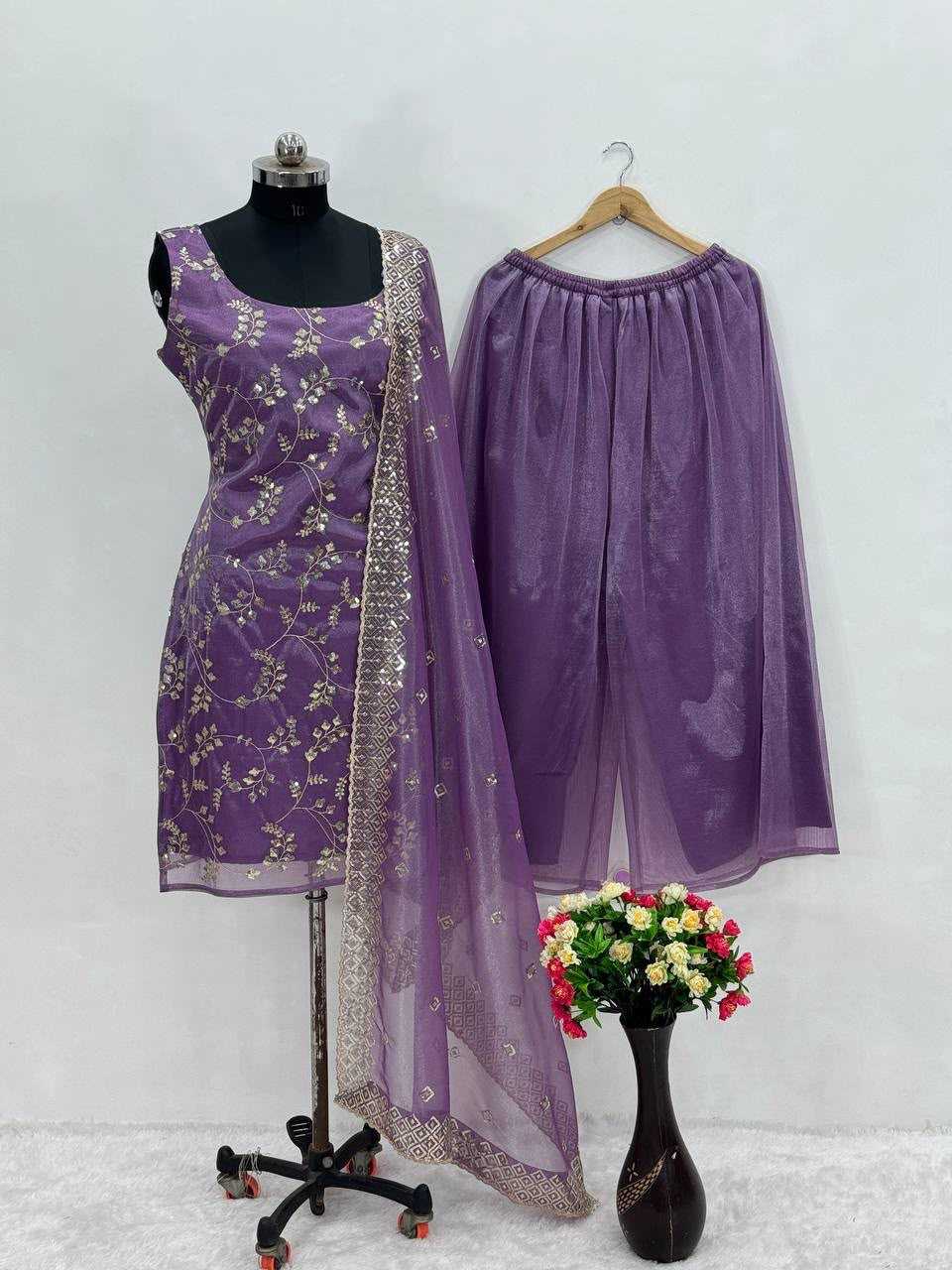 Heavy Silk Embroidery Suit