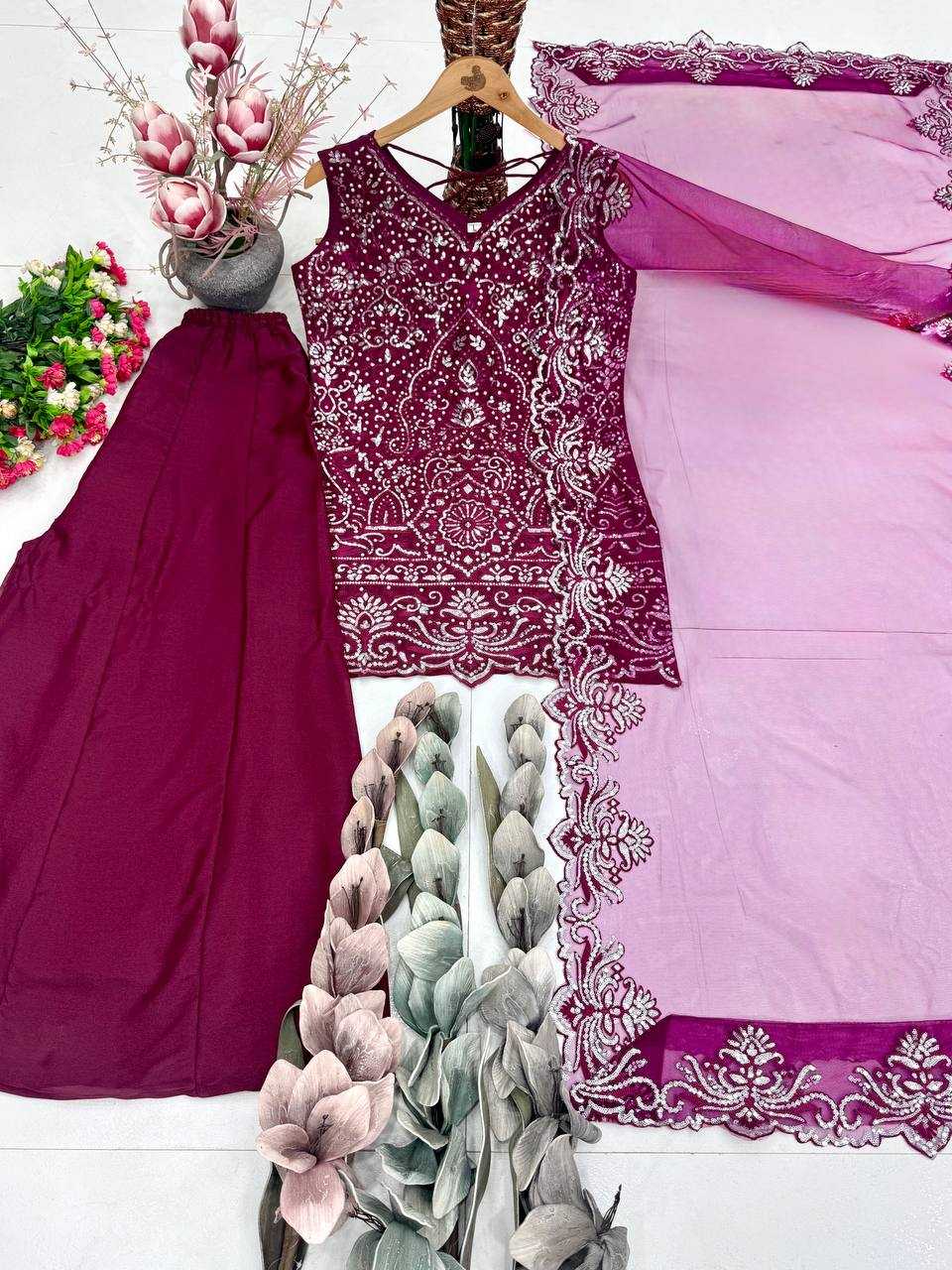 Georgette Embroidery Suit