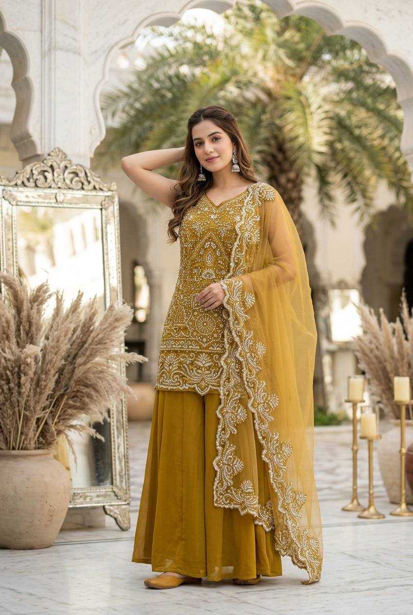 Georgette Embroidery Suit