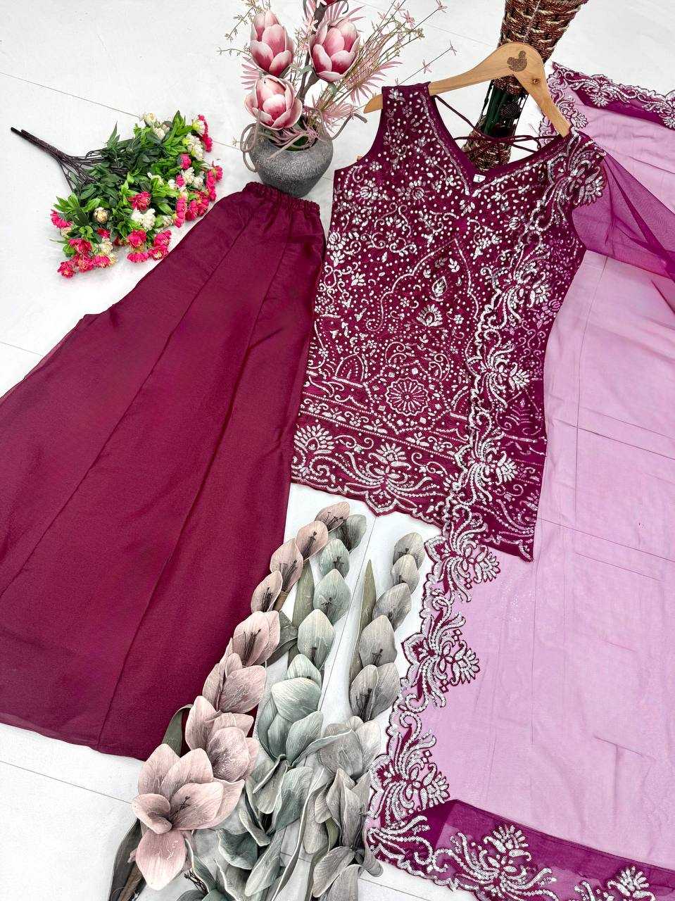 Georgette Embroidery Suit