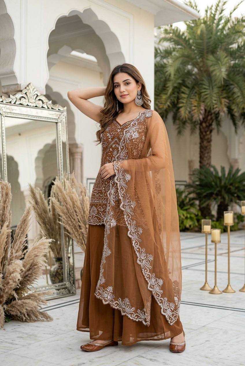 Georgette Embroidery Suit