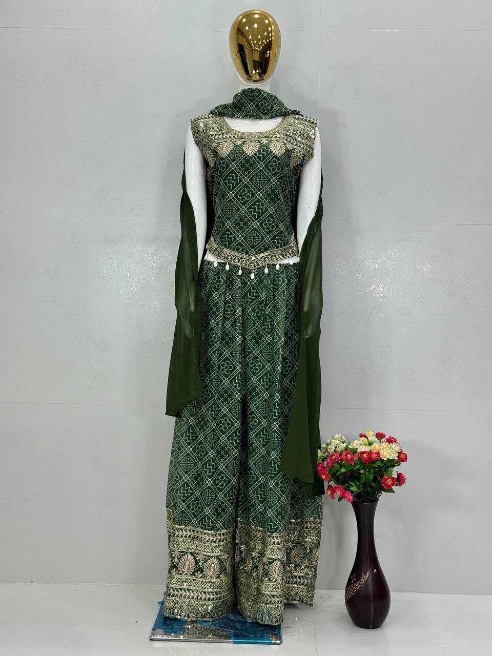 Faux Georgette Printed Suit
