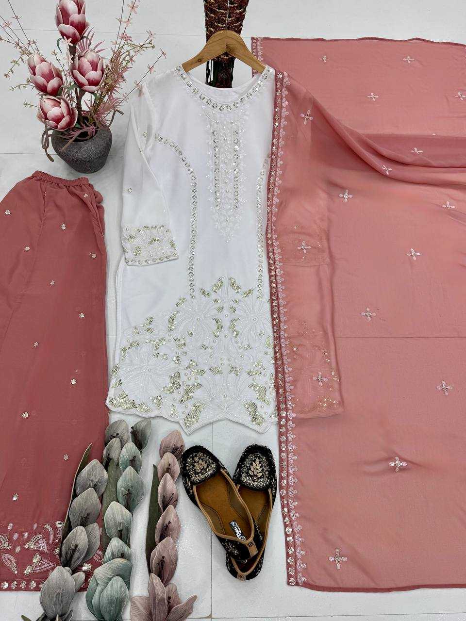 Cotton Embroidery Suit