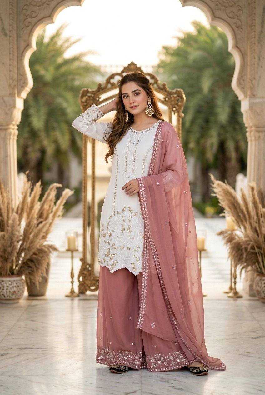 Cotton Embroidery Suit