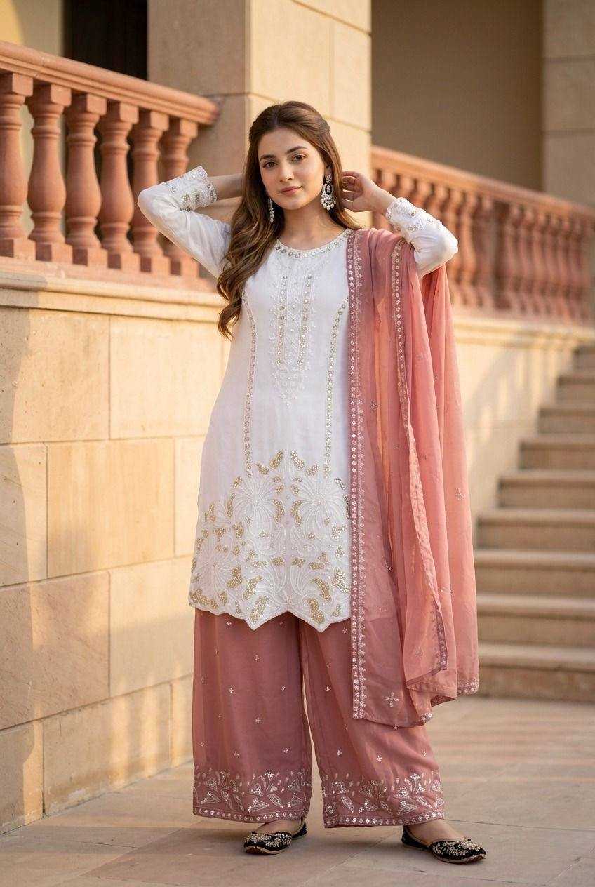 Cotton Embroidery Suit
