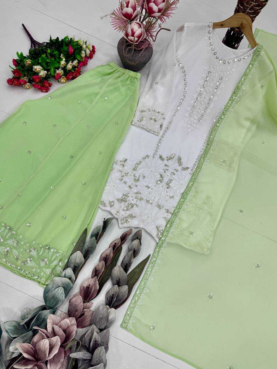 Cotton Embroidery Suit