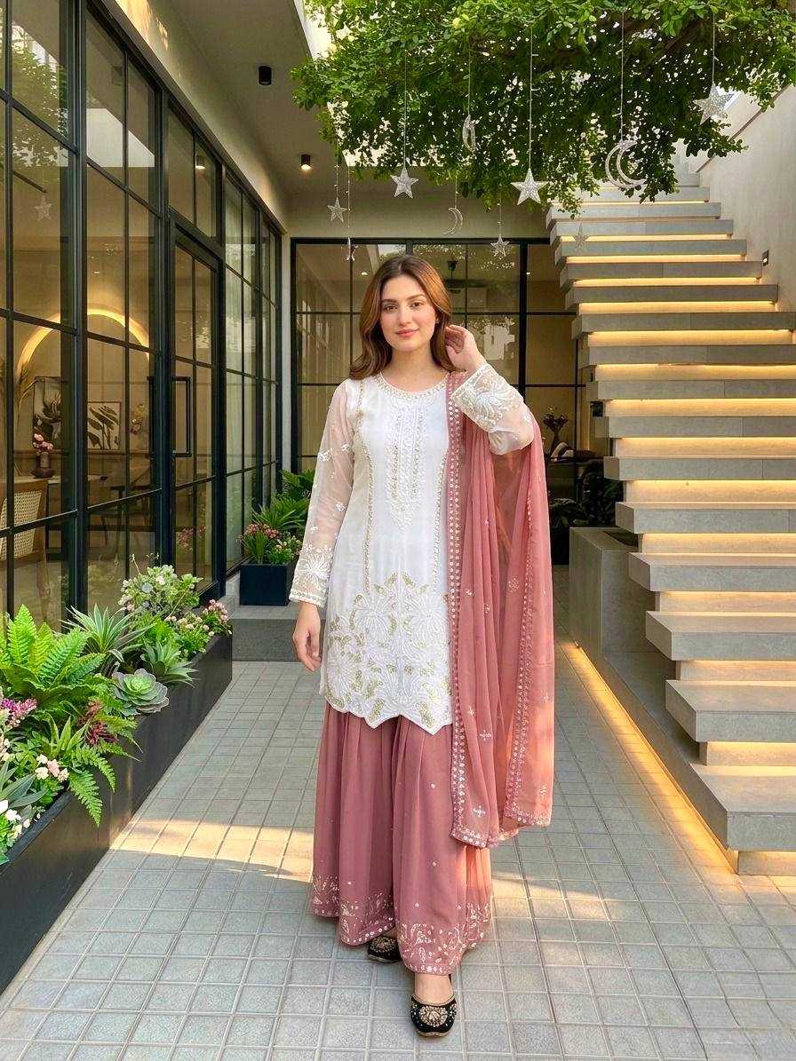 Cotton Embroidery Suit