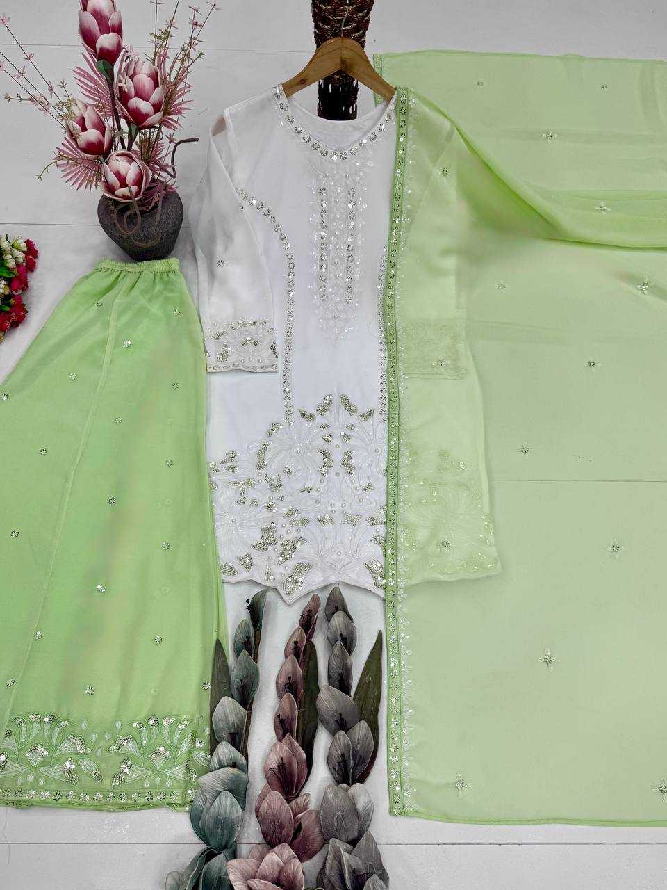 Cotton Embroidery Suit