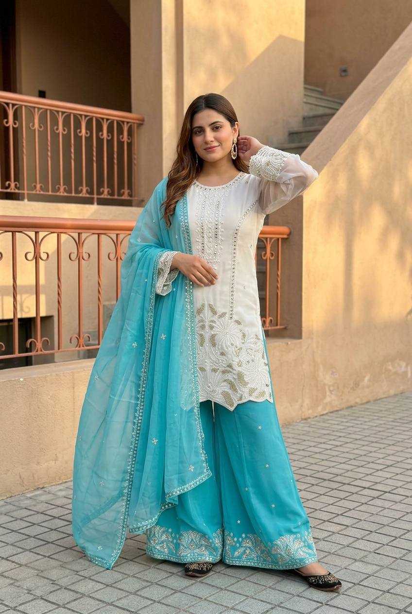 Cotton Embroidery Suit