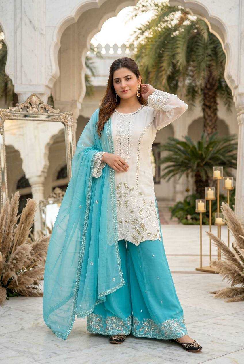 Cotton Embroidery Suit