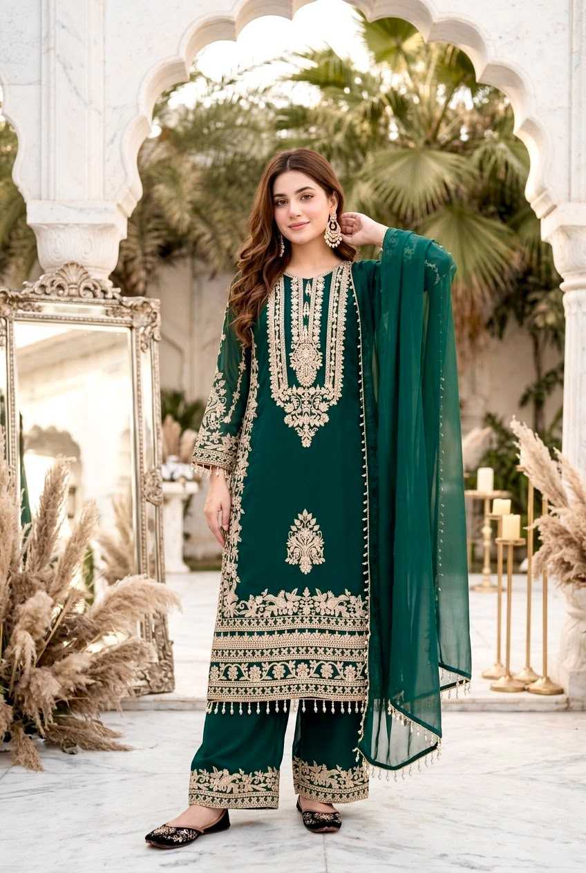 Faux Georgette Palazzo Suit