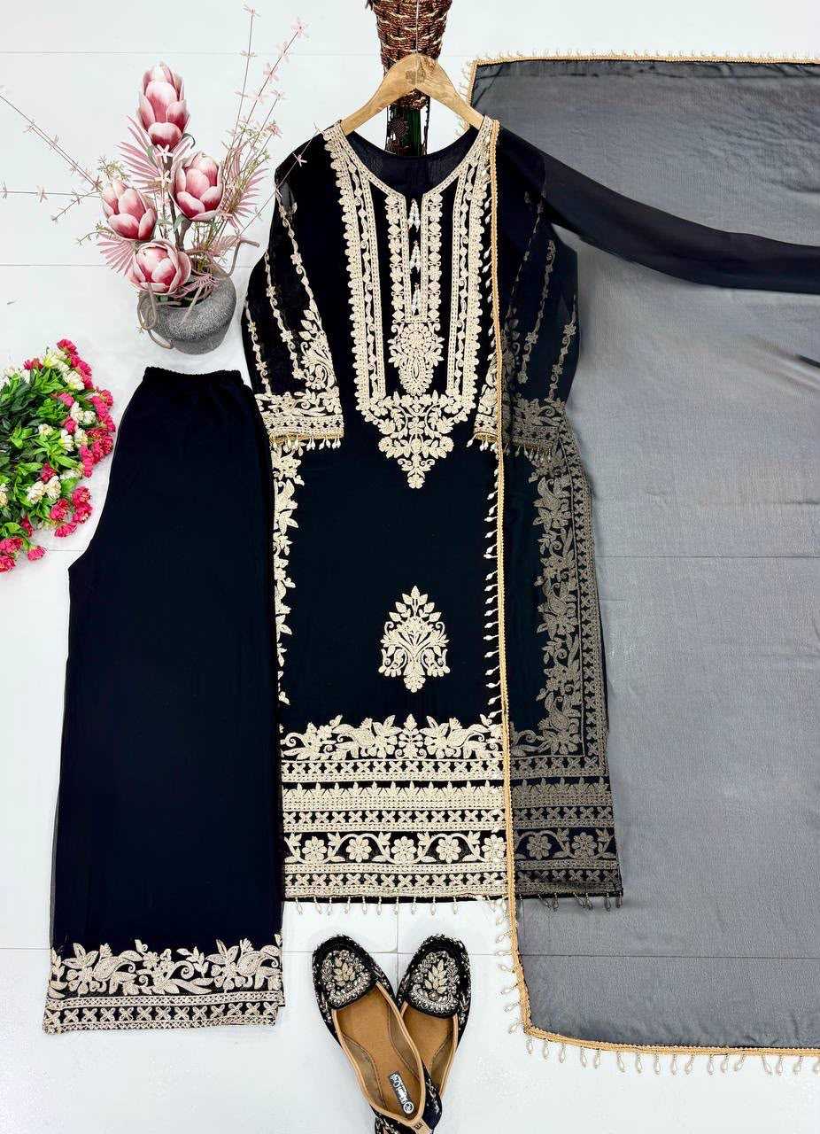 Faux Georgette Palazzo Suit