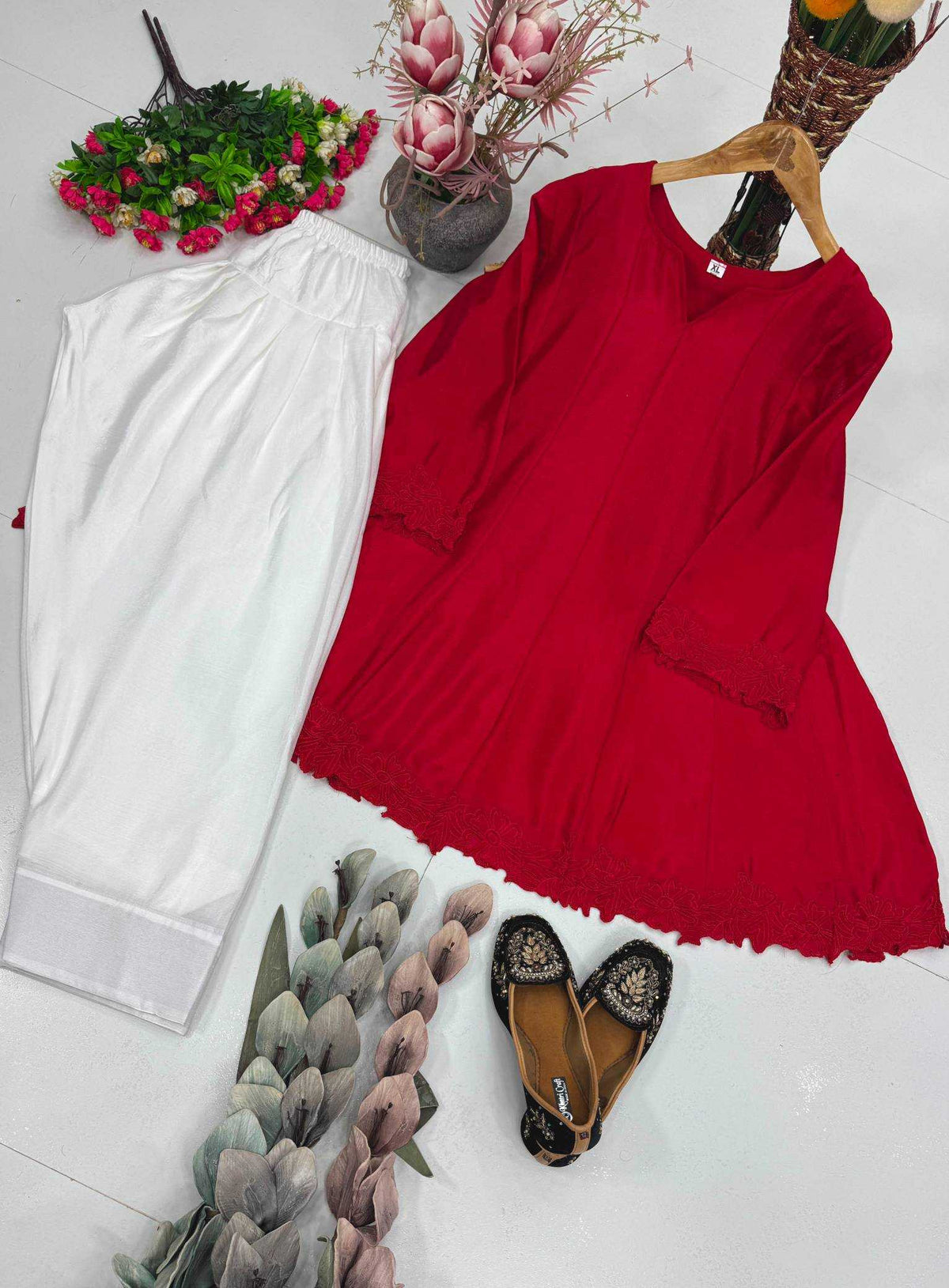 Chanderi Soft Designer Kurti