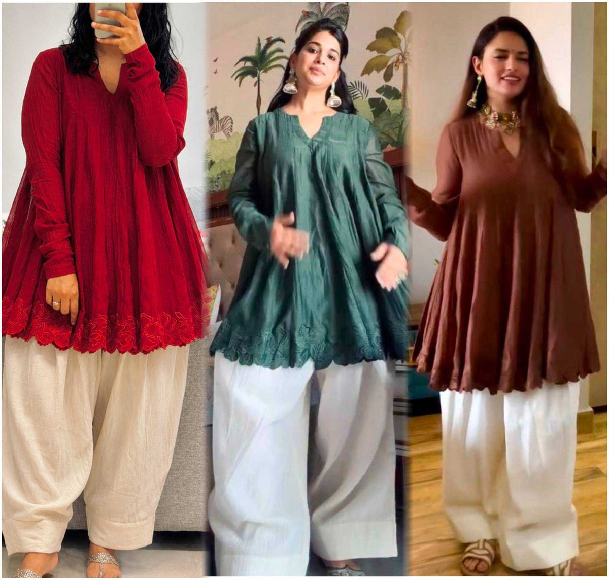 Chanderi Soft Designer Kurti