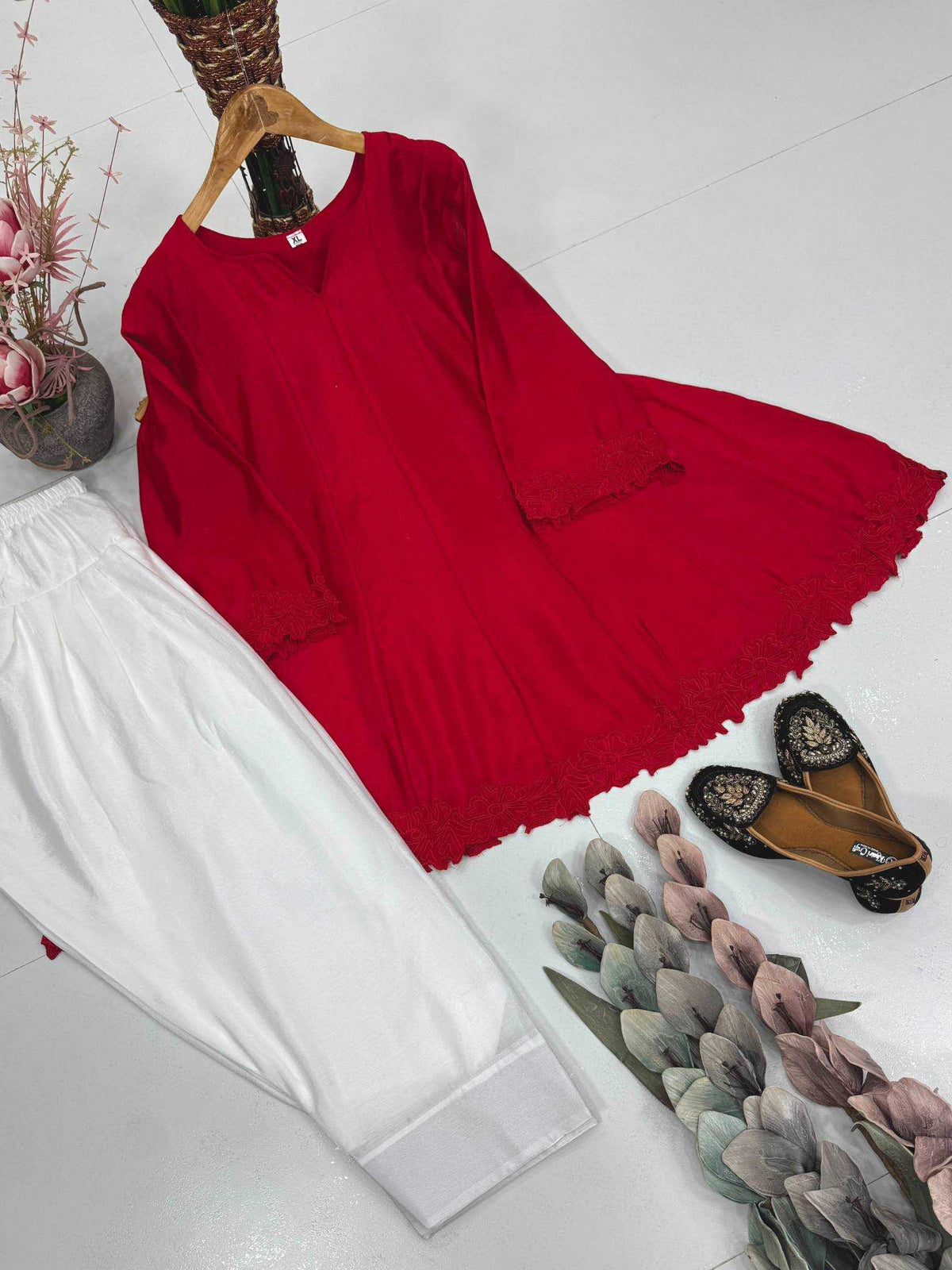 Chanderi Soft Designer Kurti