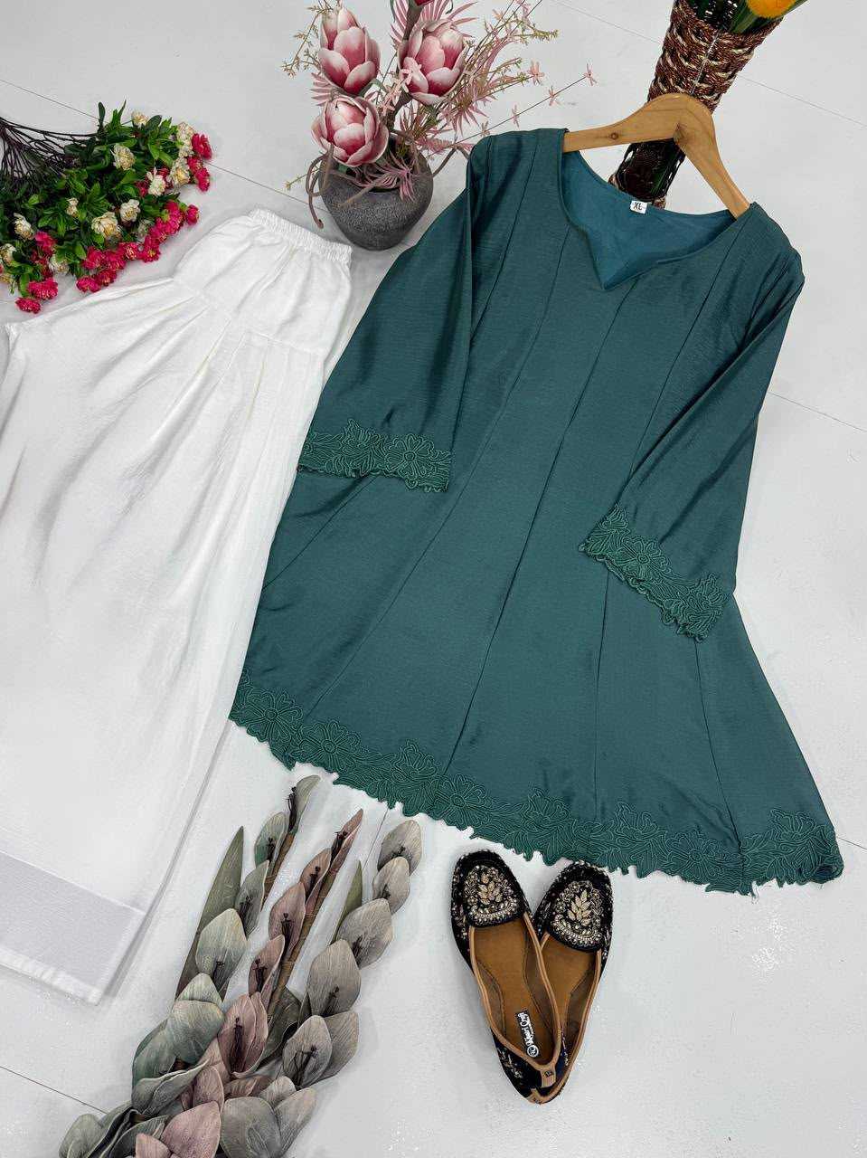 Chanderi Soft Designer Kurti