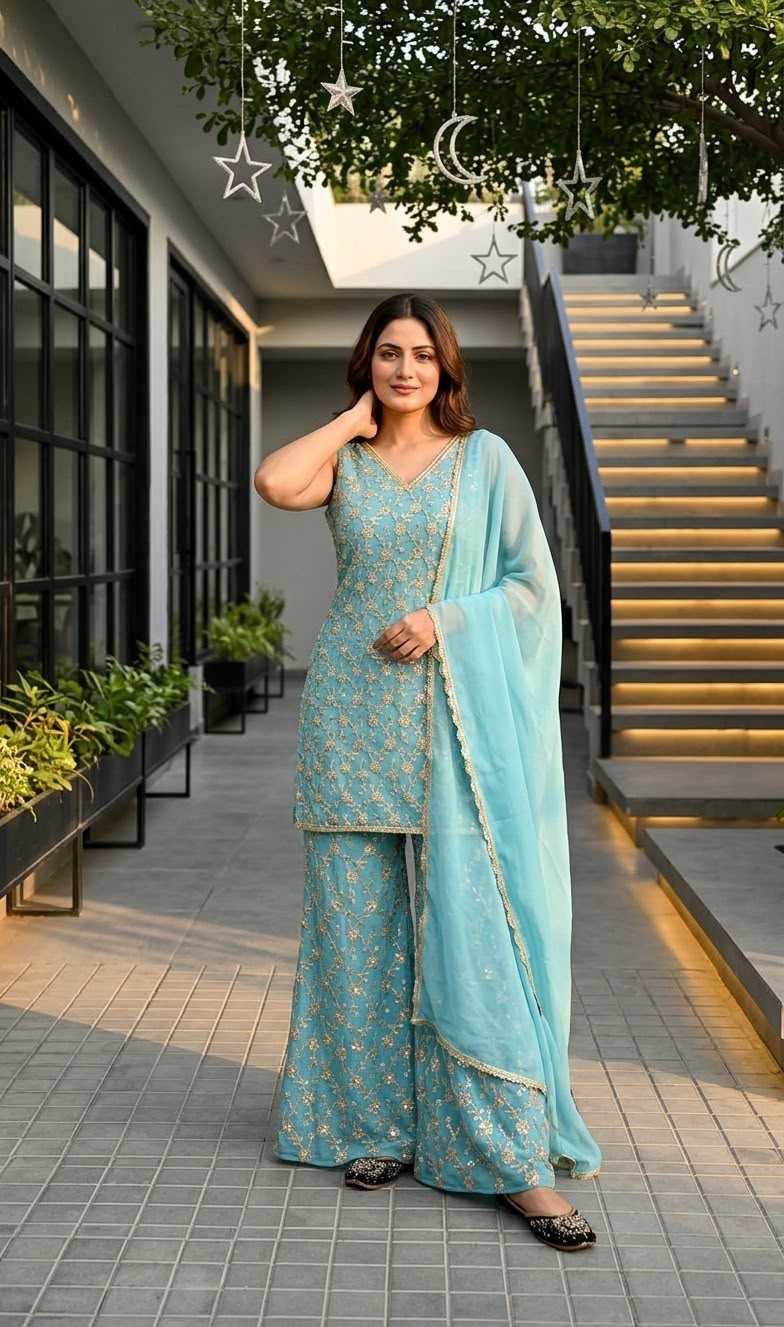 Georgette Embroidery Suit