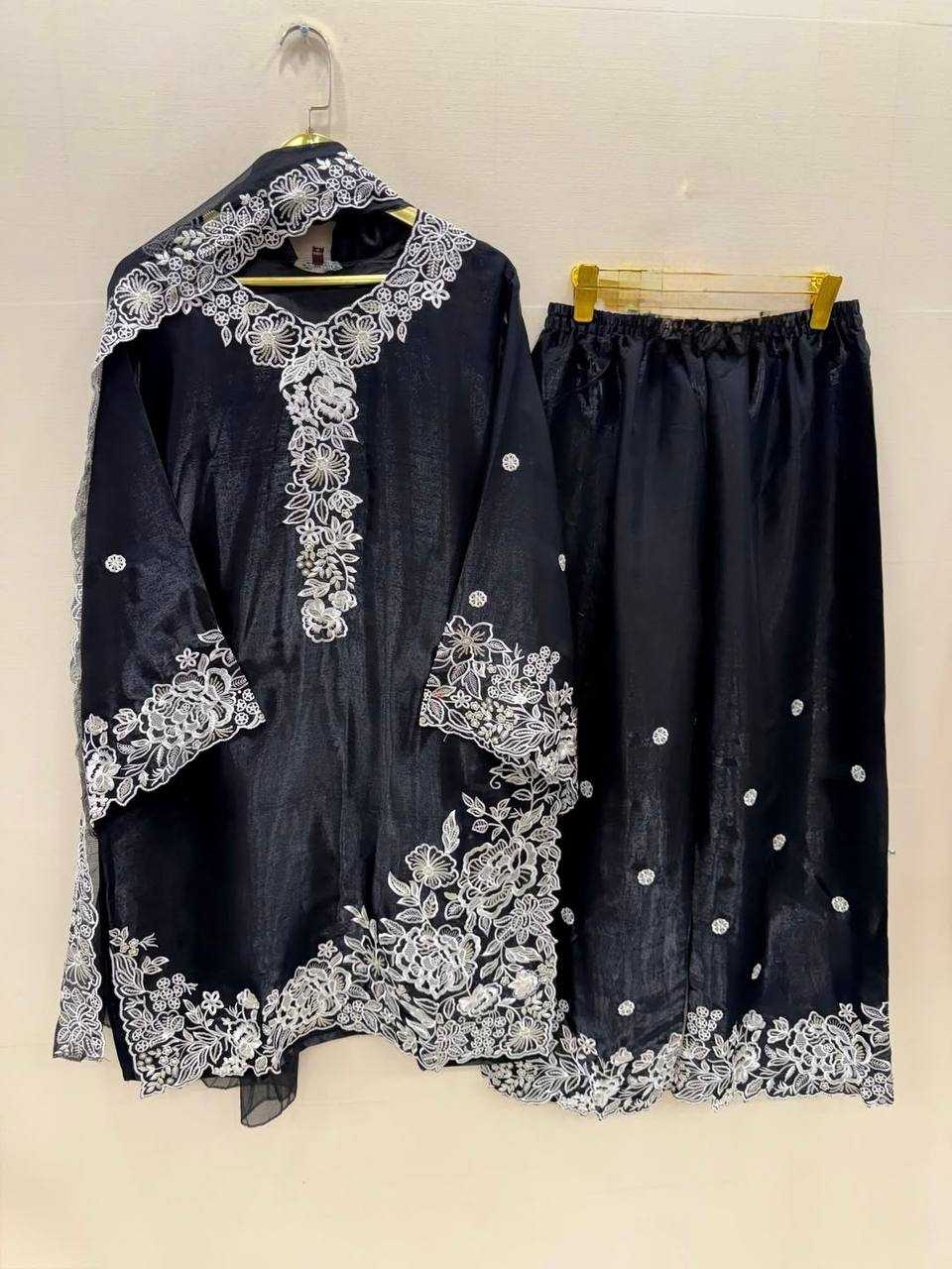 Chanderi Cotton Embroidery Suit