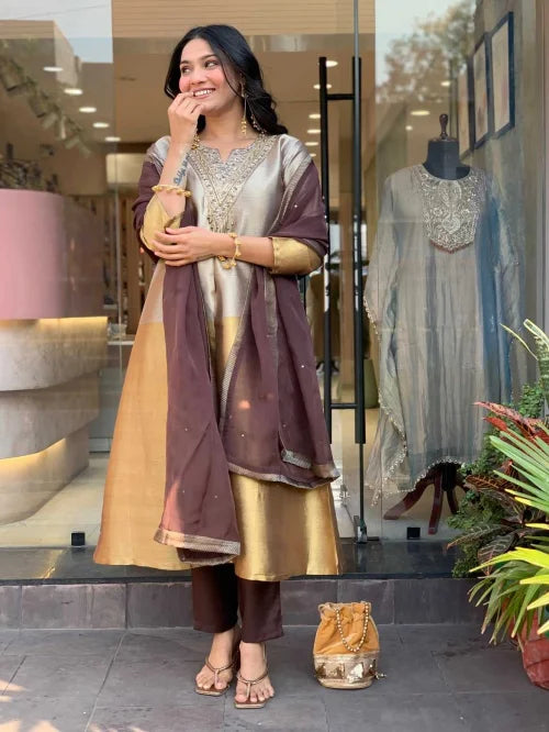 Keshavi Heavy Silk Designer Suit