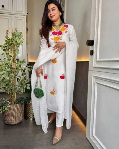 Liyana Chanderi Silk Suit