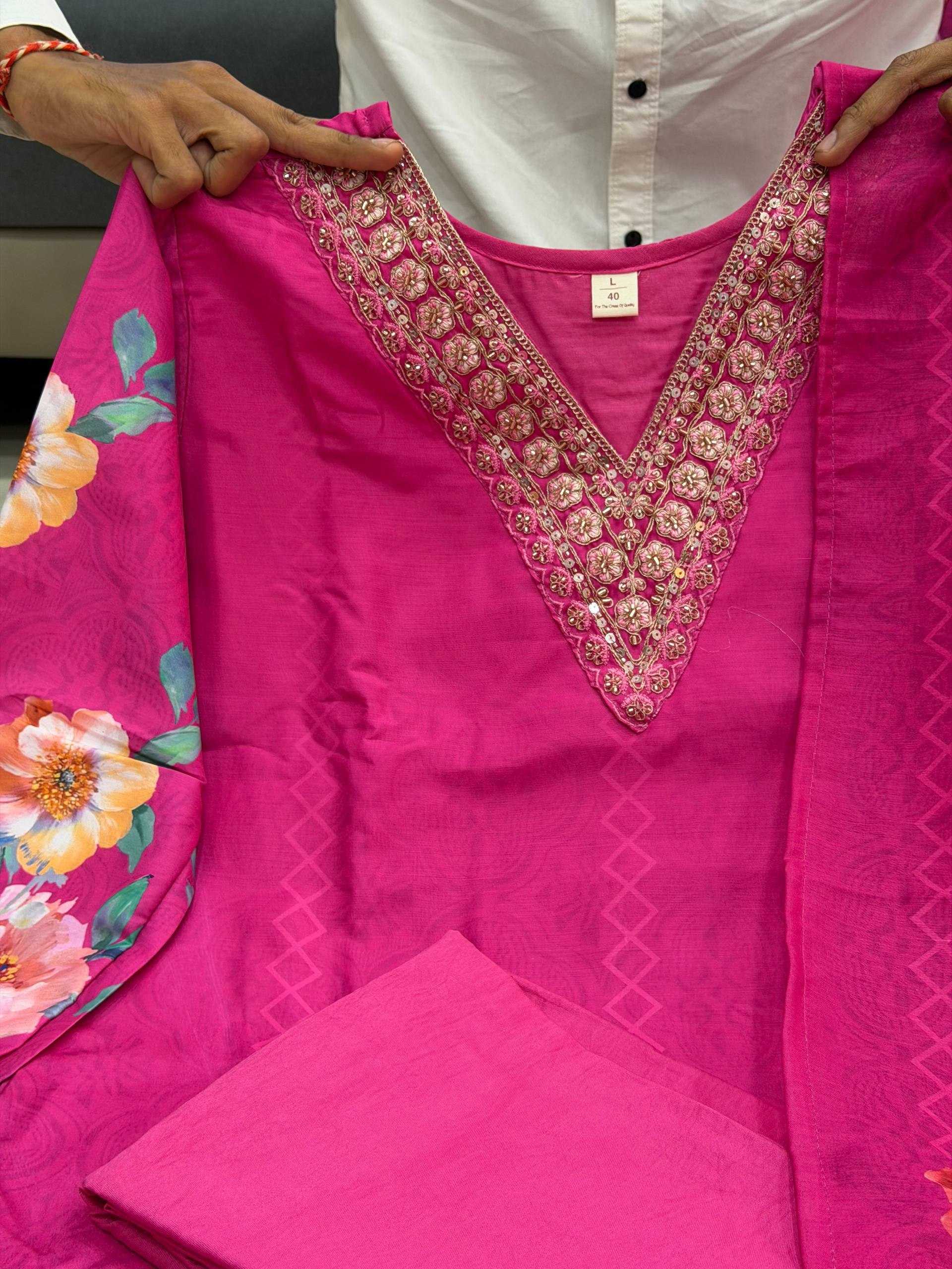 Cotton Party Wear Suit
