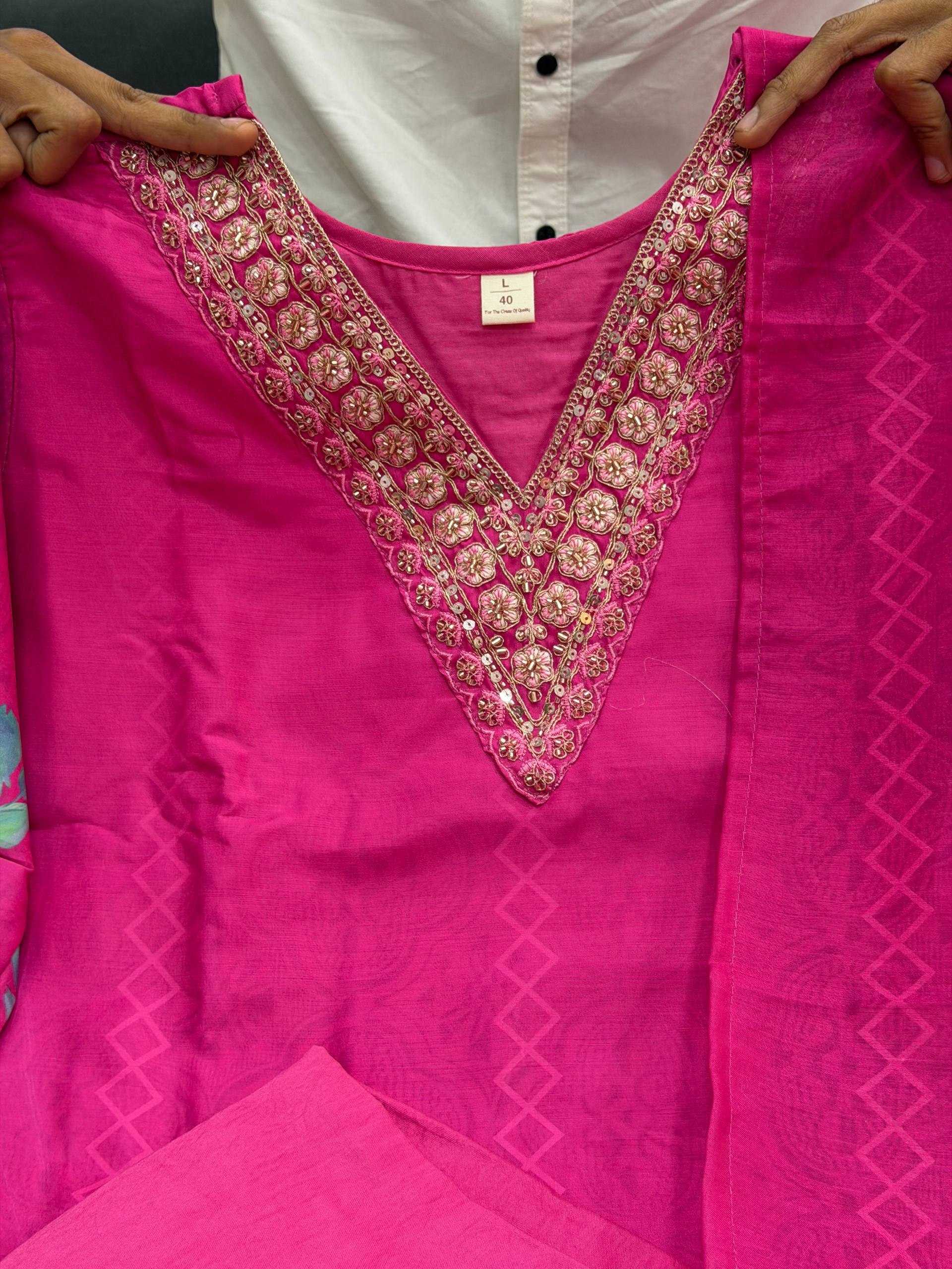 Cotton Party Wear Suit