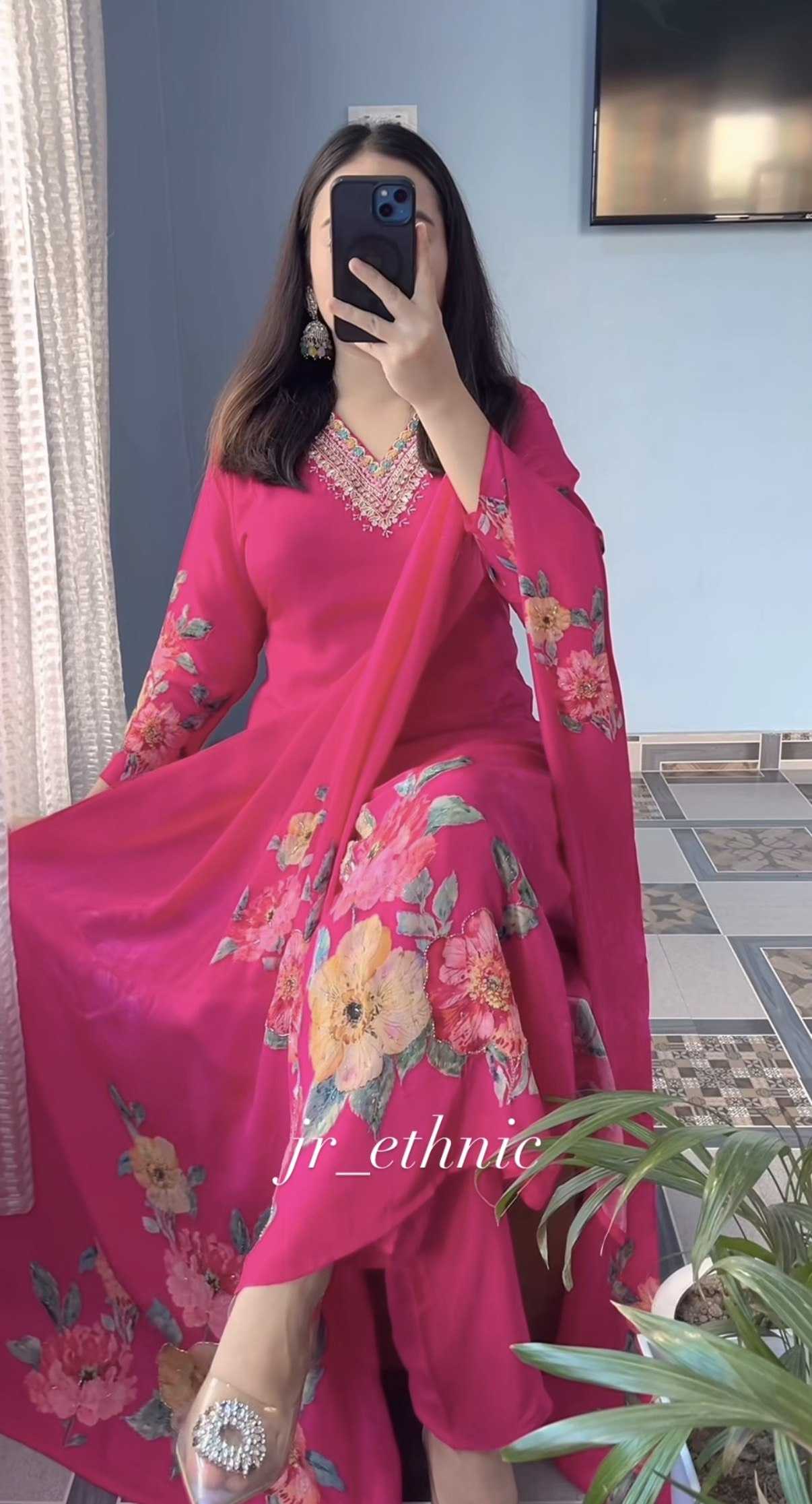 Cotton Party Wear Suit