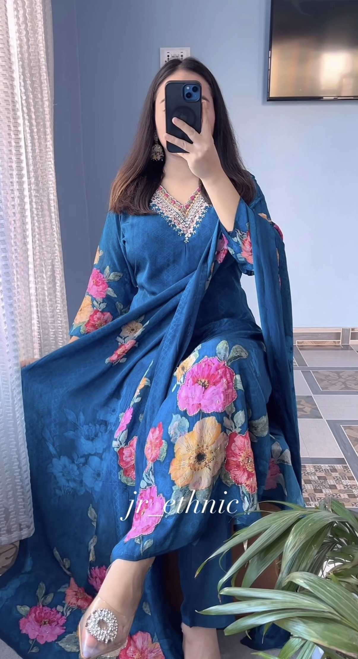 Cotton Party Wear Suit