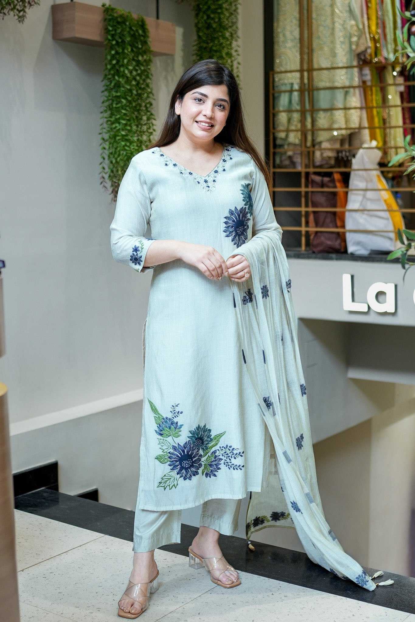 Pure Cotton Printed Suit