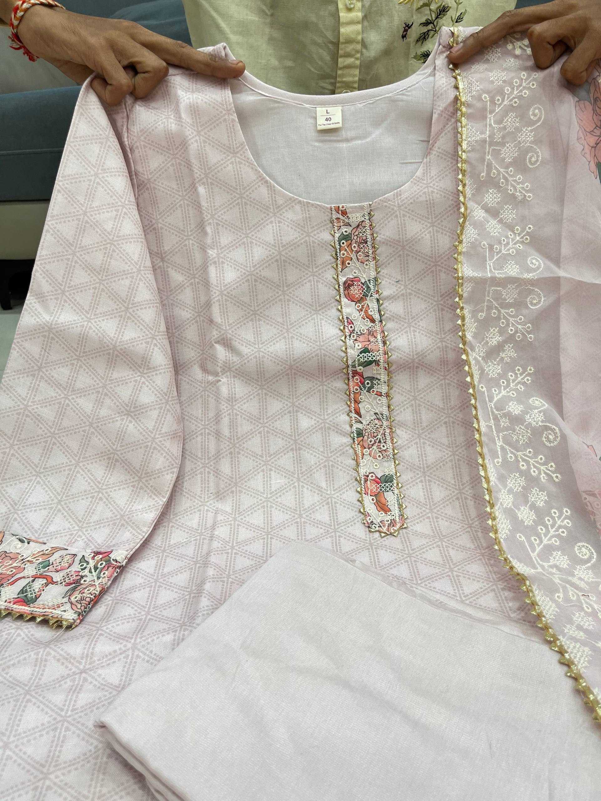 Linen Printed Suit
