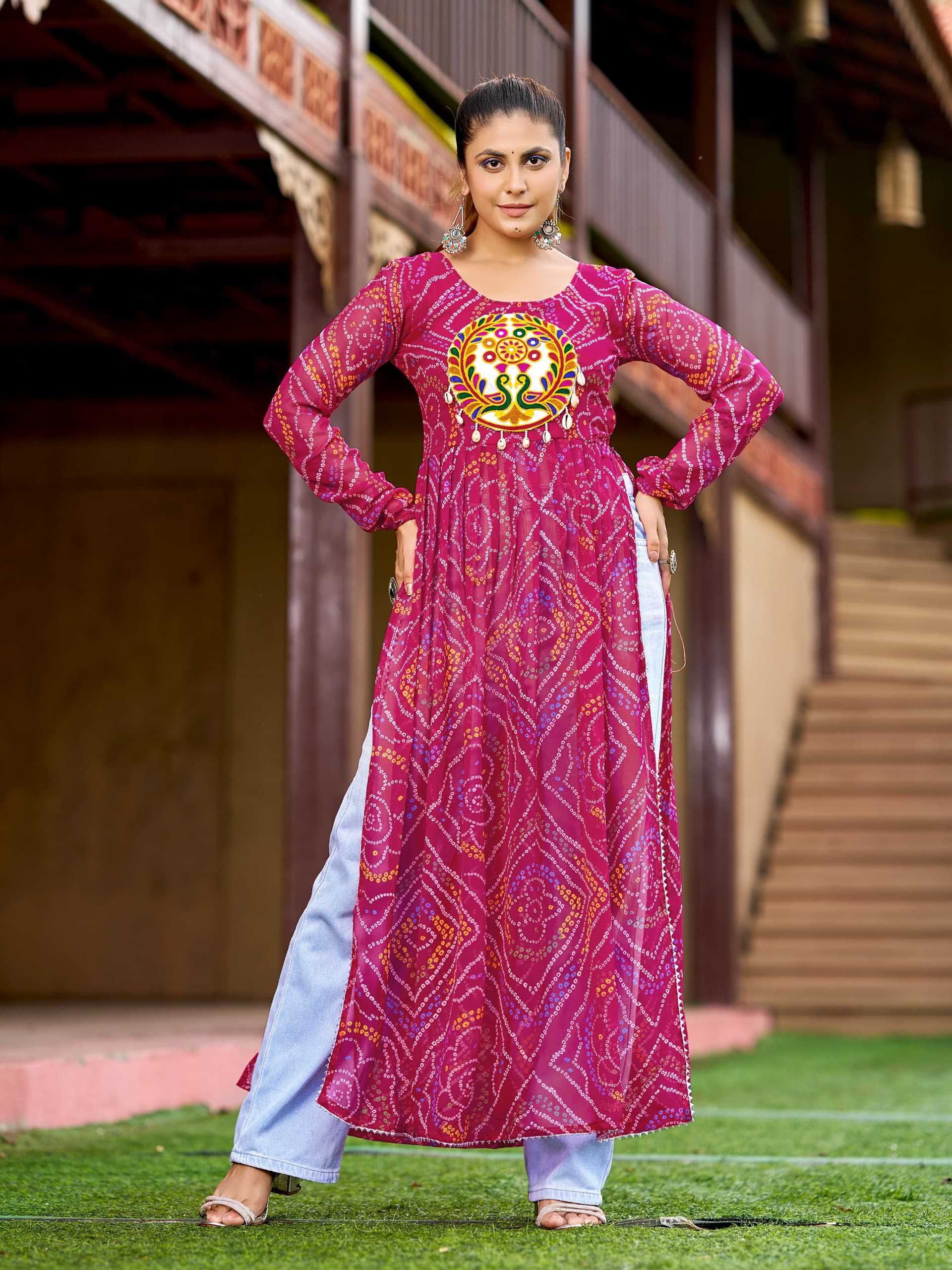 Faux Georgette Designer Kurti