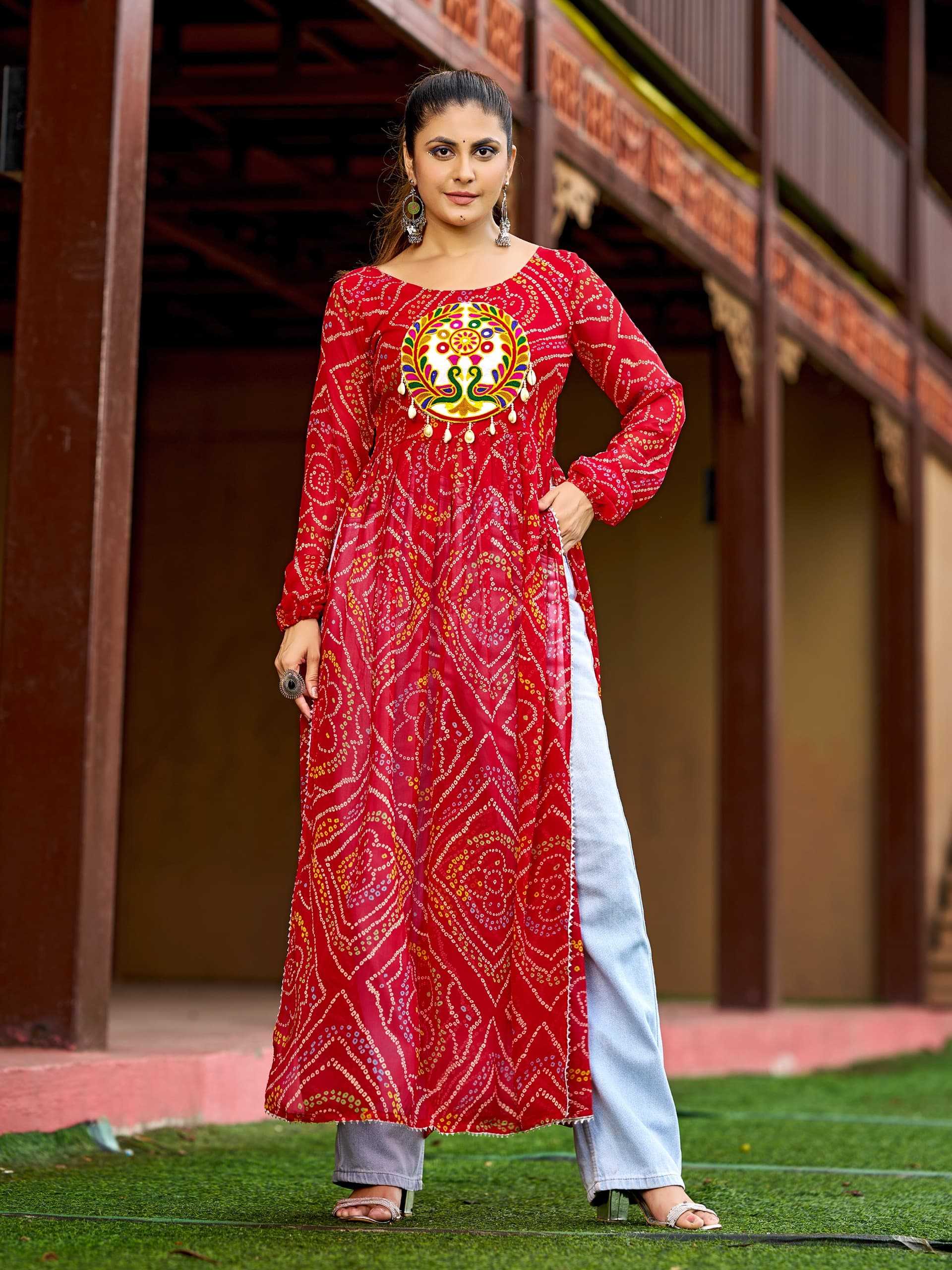 Faux Georgette Designer Kurti