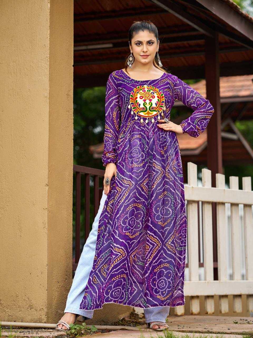 Faux Georgette Designer Kurti