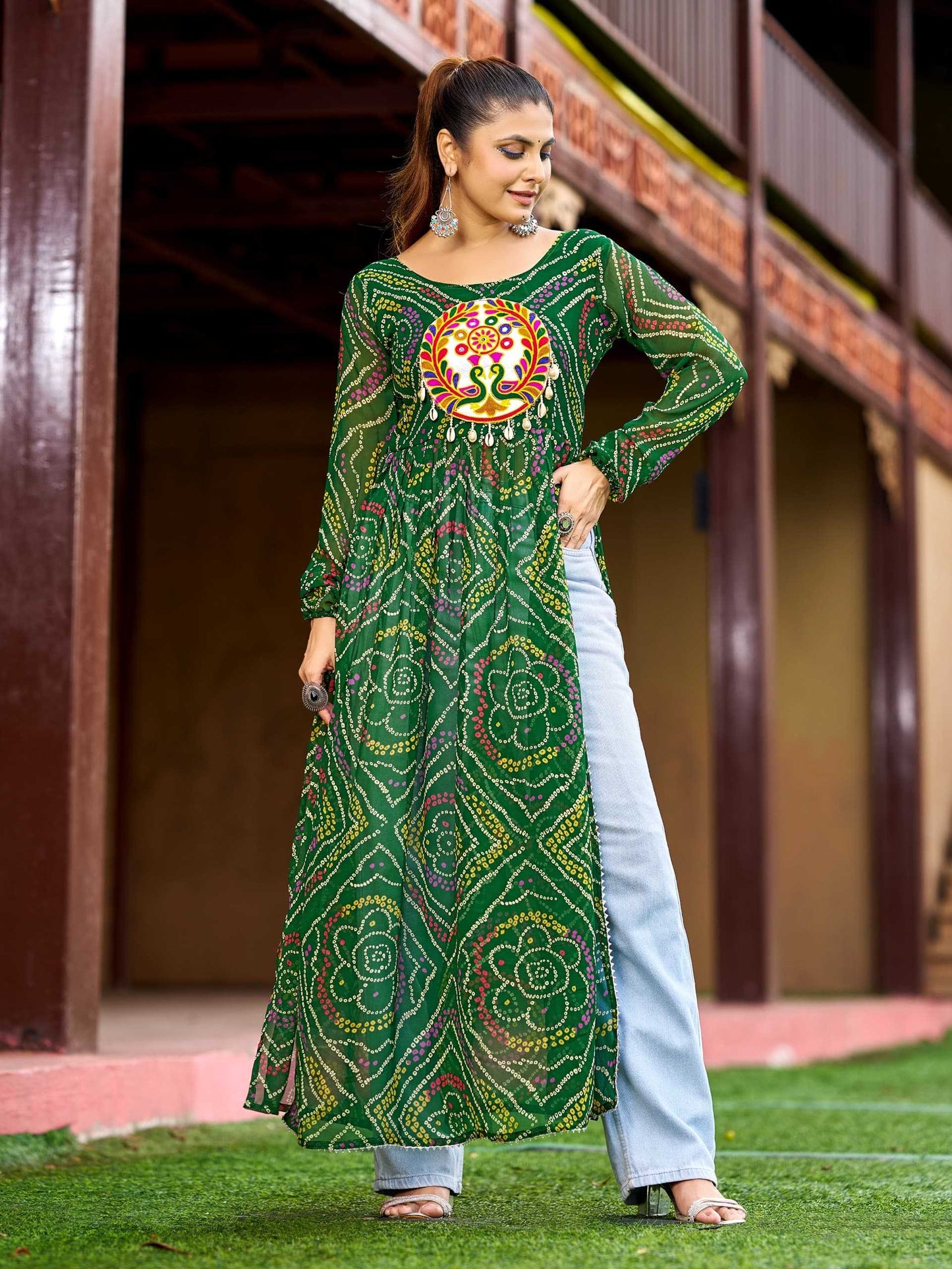 Faux Georgette Designer Kurti