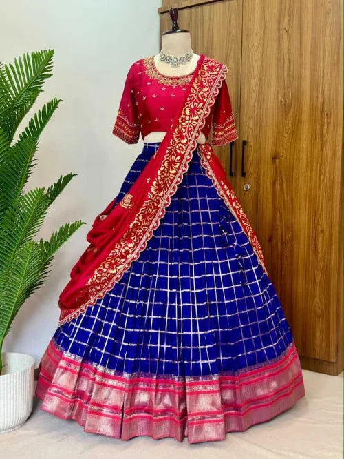 Jiya Vichitra Silk Traditional Lehenga