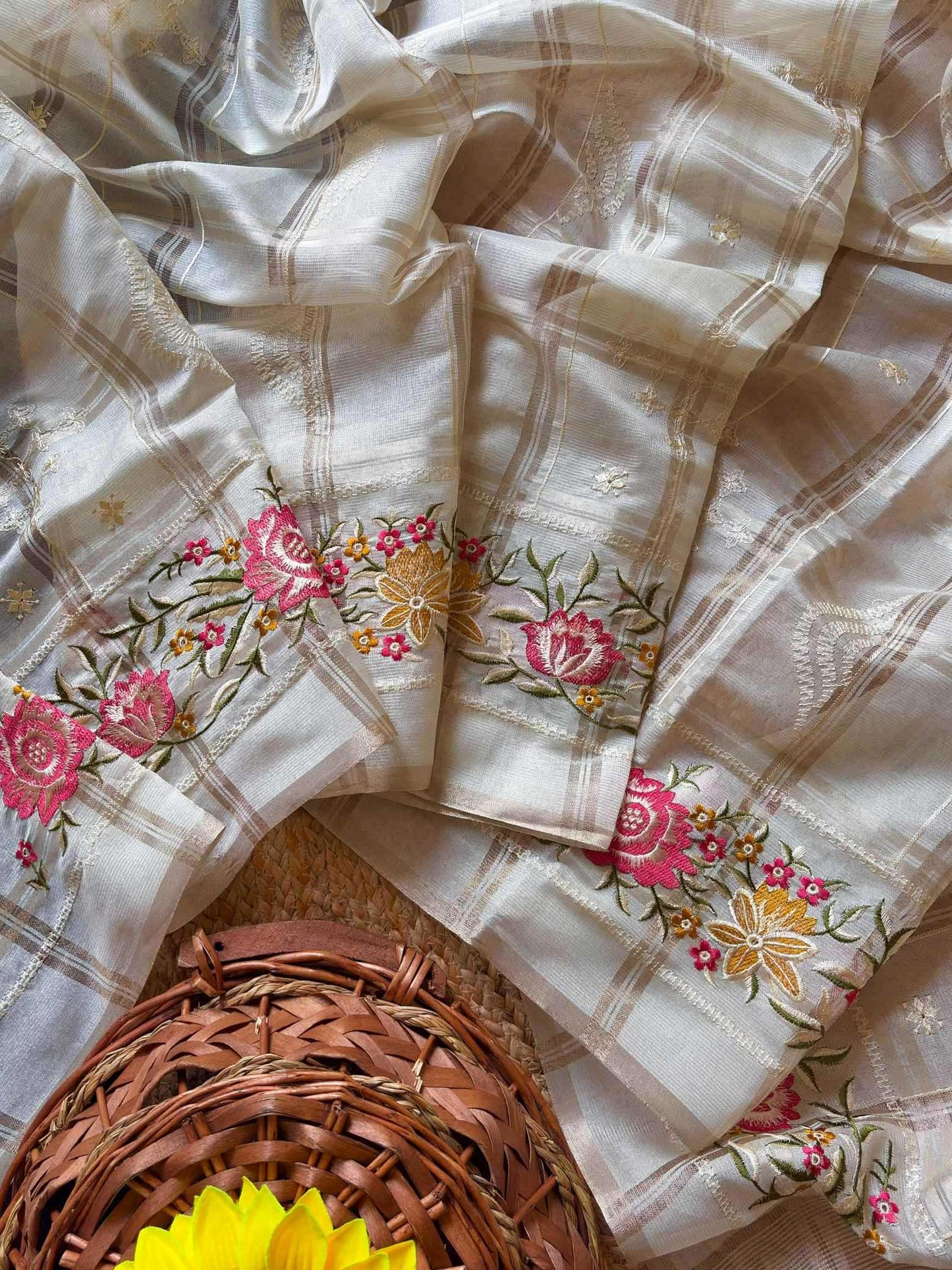 Tussar Silk Designer Saree