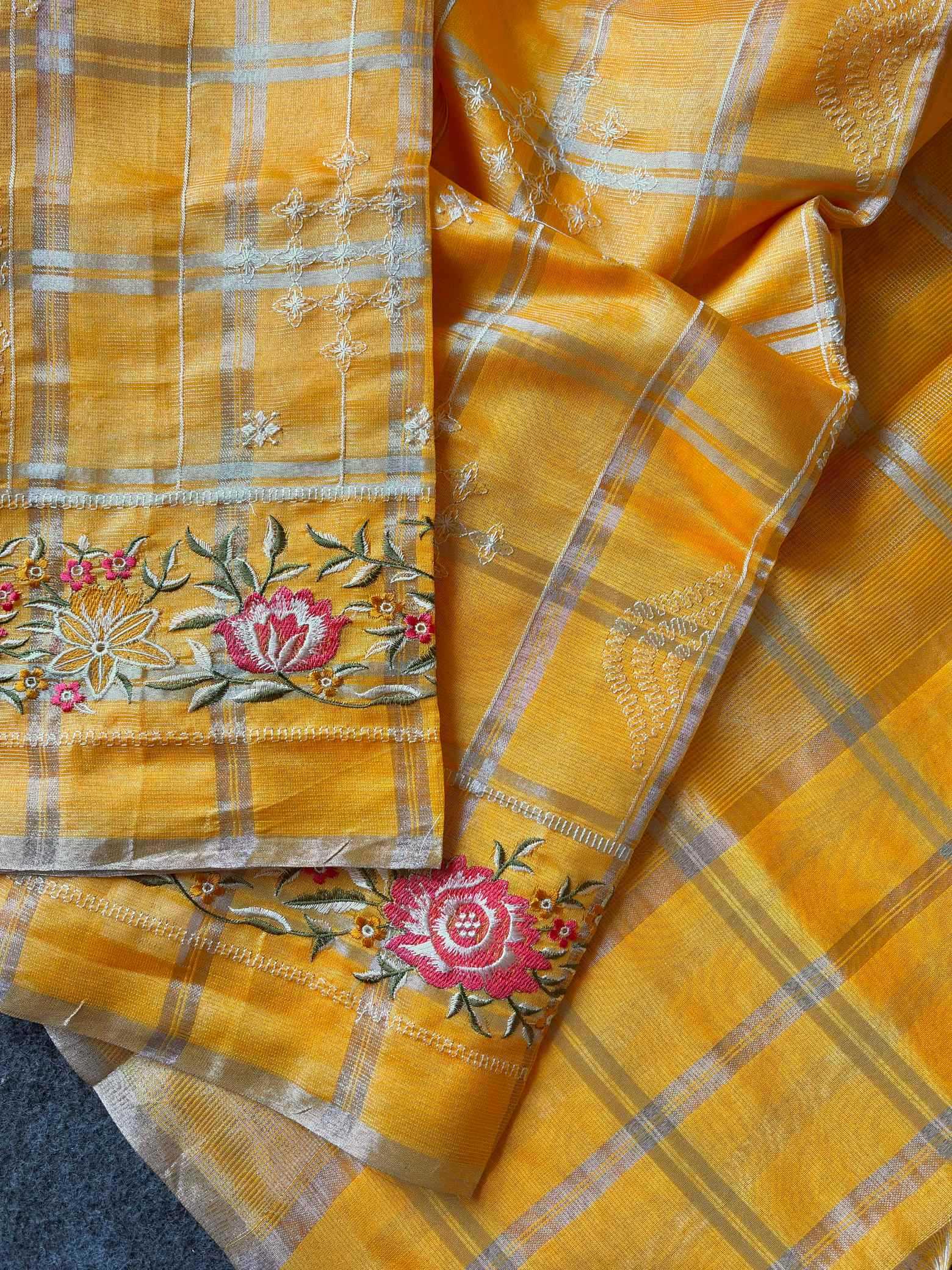 Tussar Silk Designer Saree