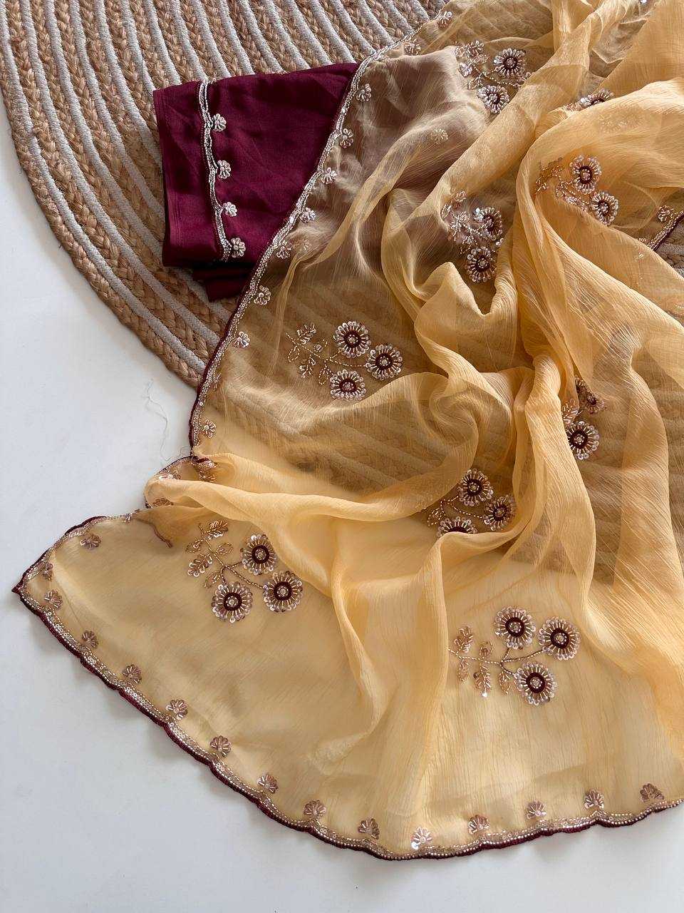 Chiffon Sequence Saree