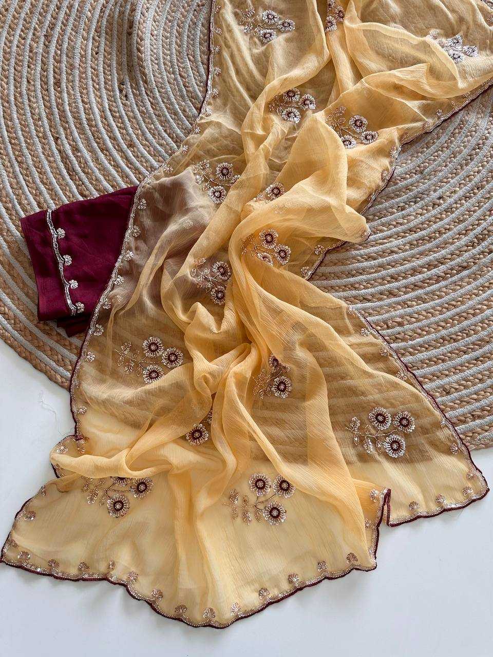 Chiffon Sequence Saree