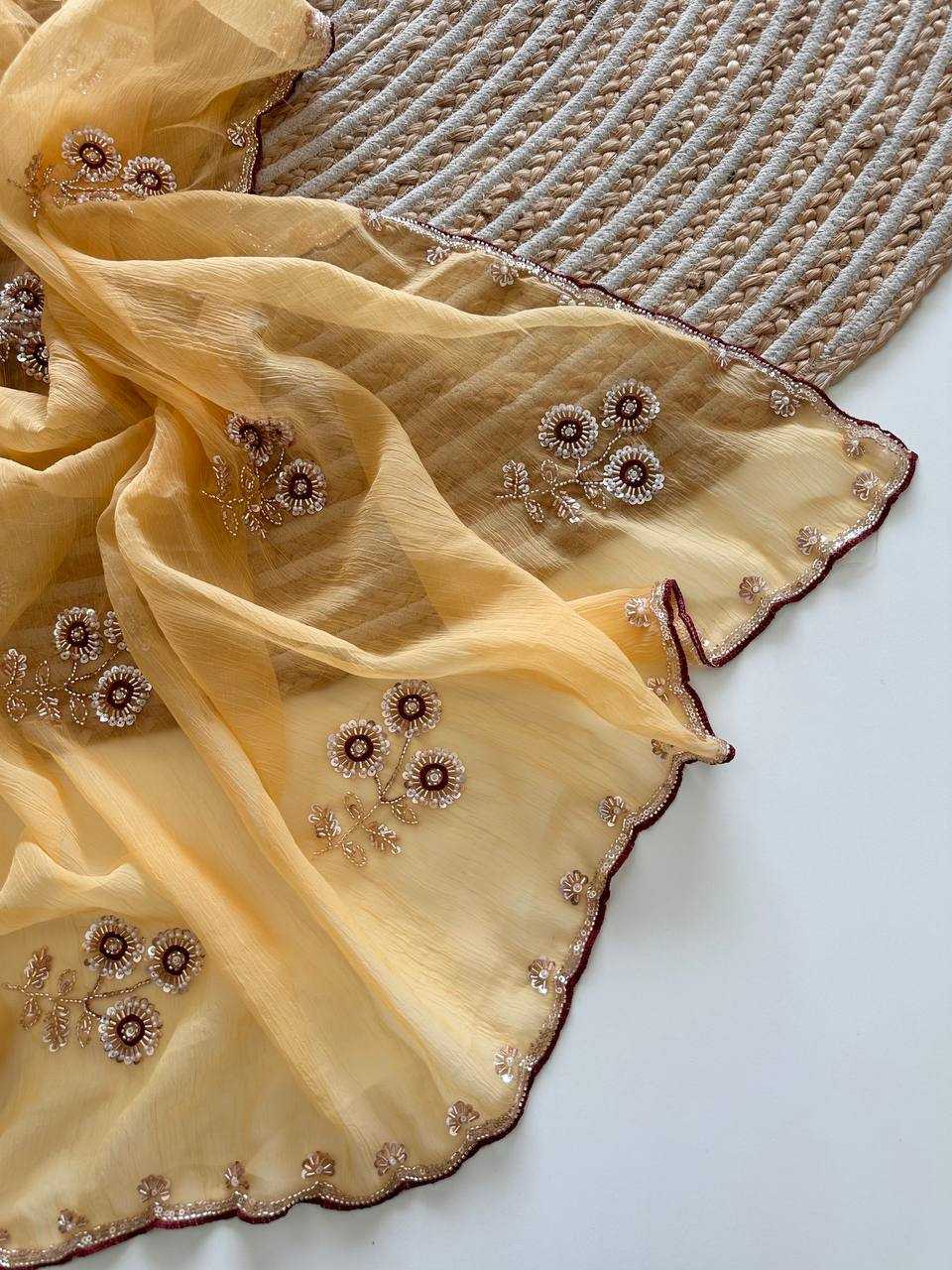 Chiffon Sequence Saree